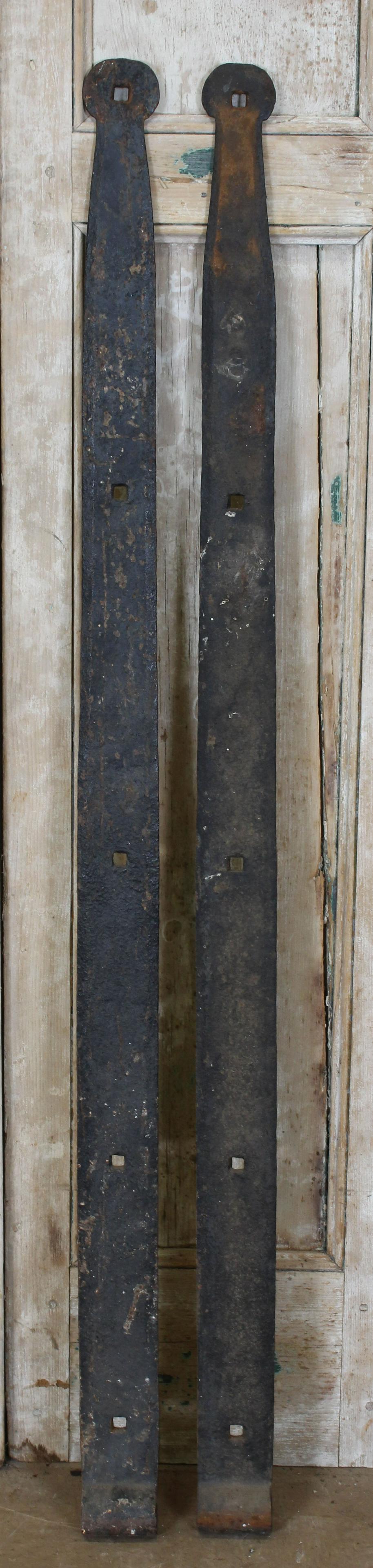 Antique Wrought Iron Strap Hinges (1 of 5)