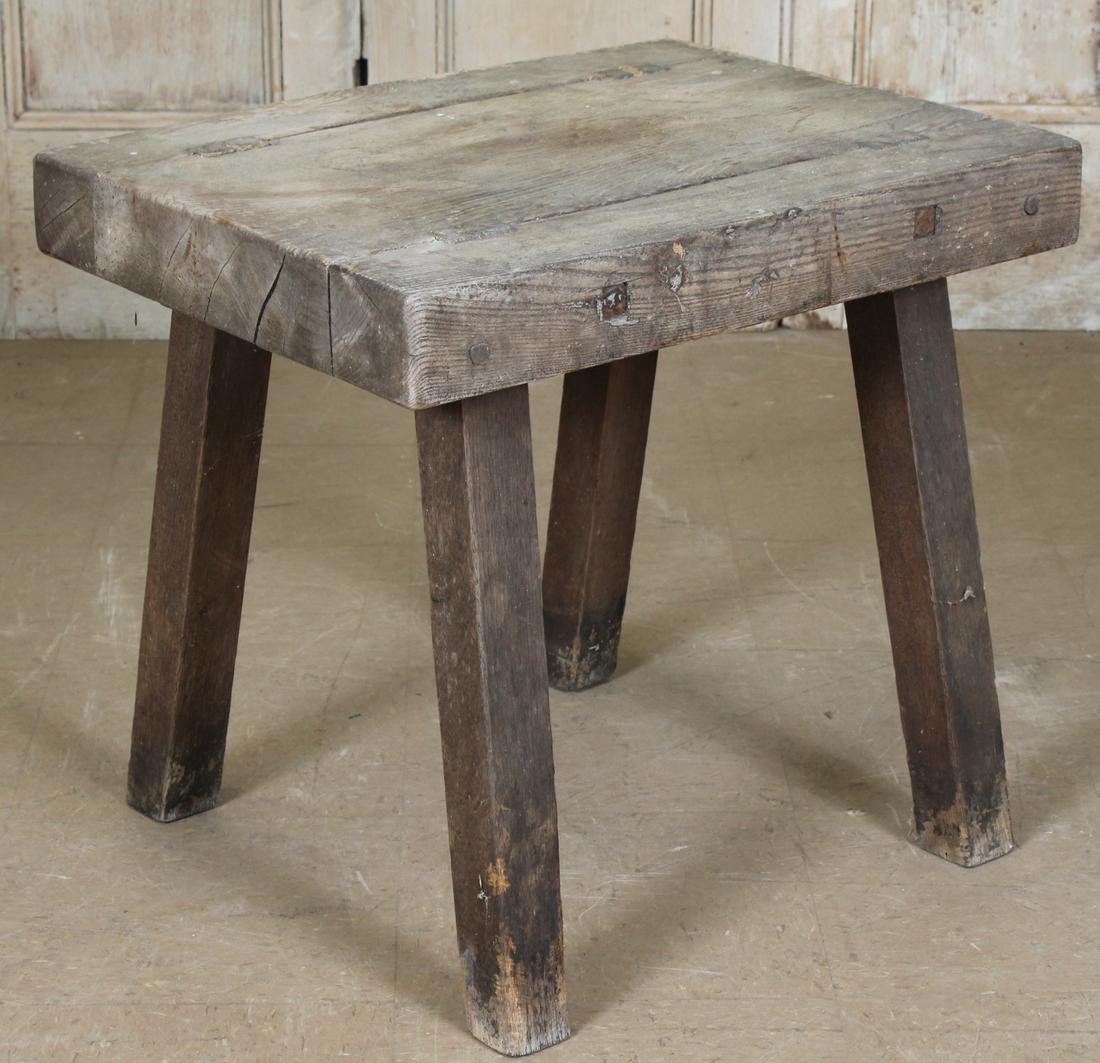Rustic Timber Stool (1 of 5)