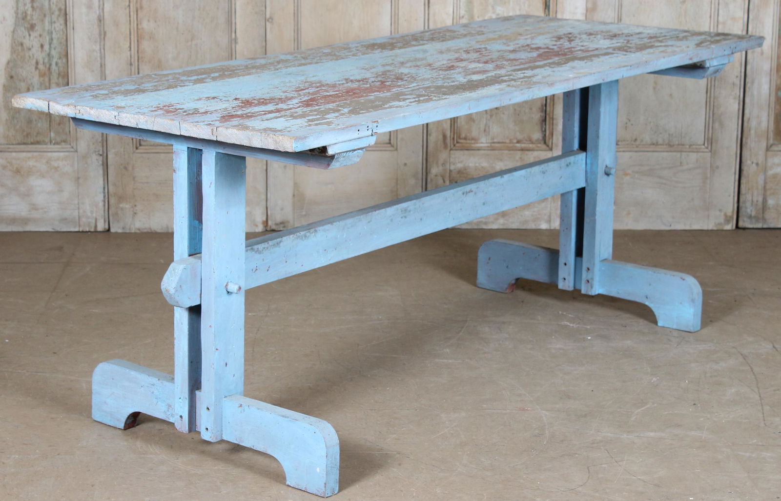 Rustic Painted Farm Table (1 of 5)