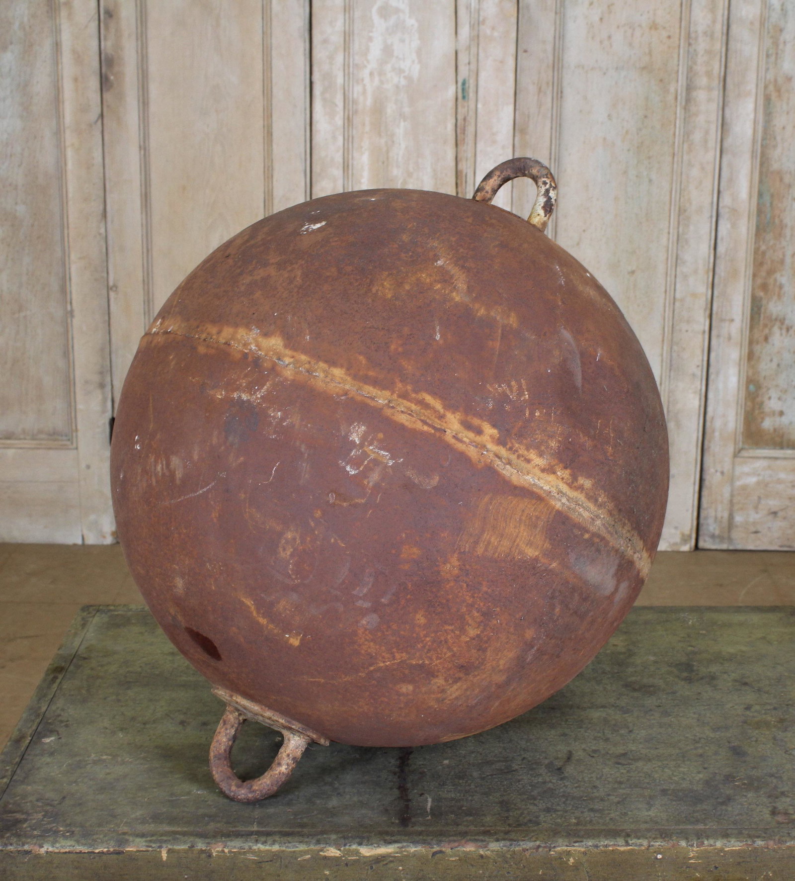 Maritime Channel Marker or Mooring Buoy: Maritime Channel Marker or Mooring Buoy. Size: 26" across eyes, 20" diameter