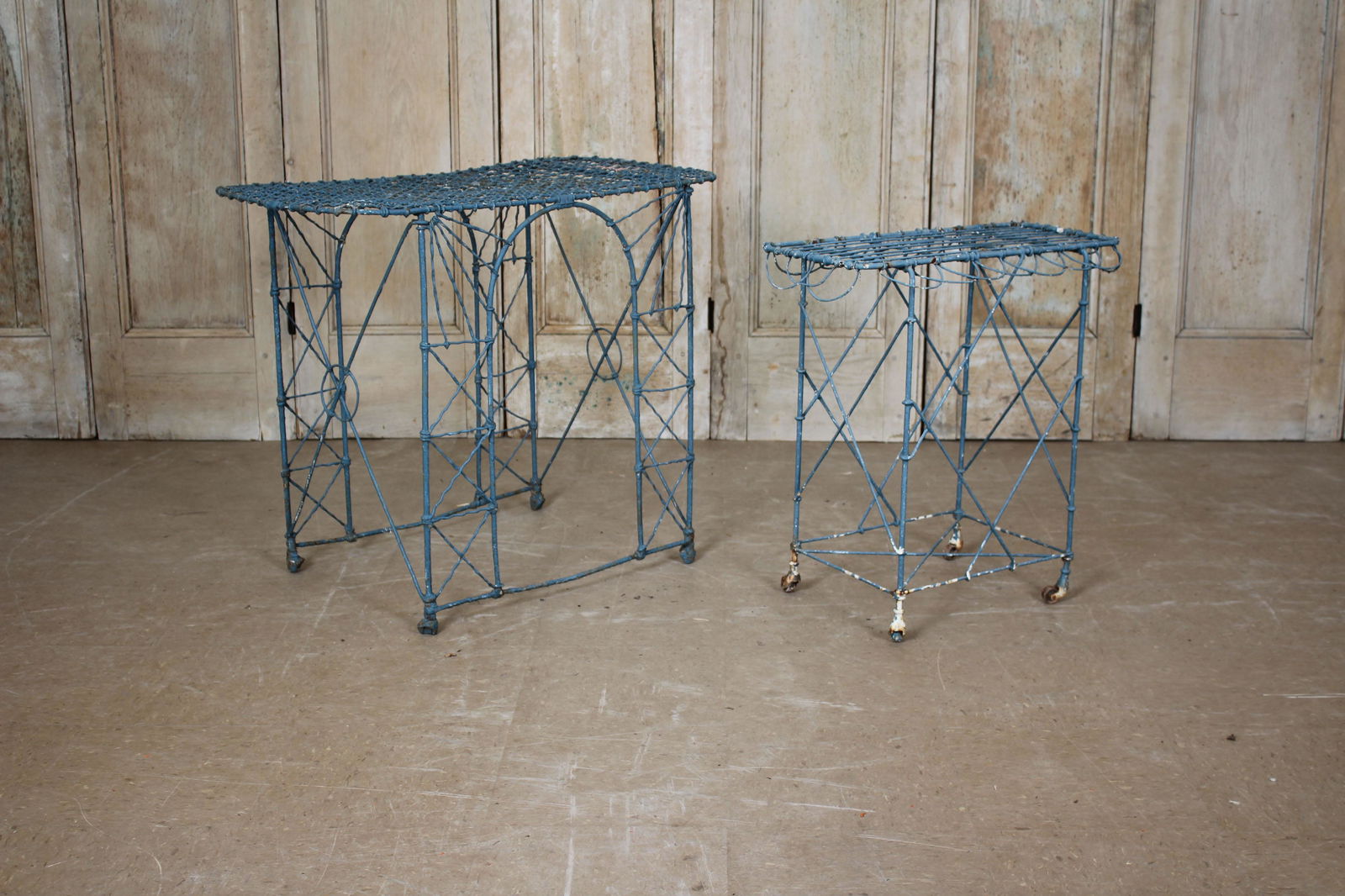 Group of 2 French Wirework Garden Tables (1 of 6)
