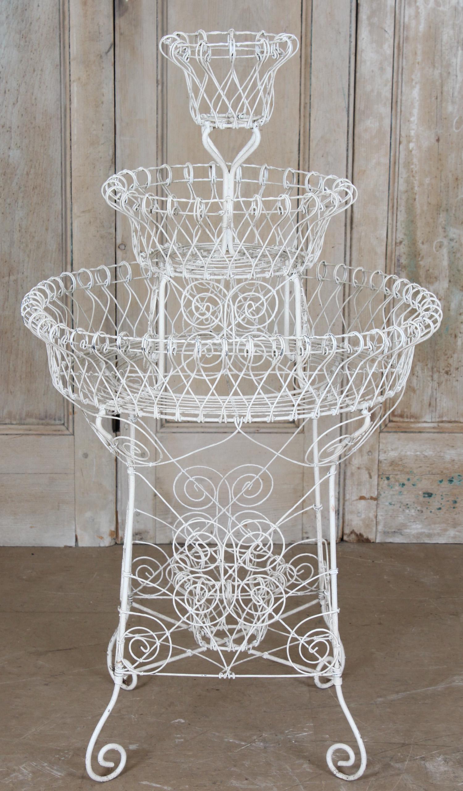3 Tier Wirework Plant Stand (1 of 6)