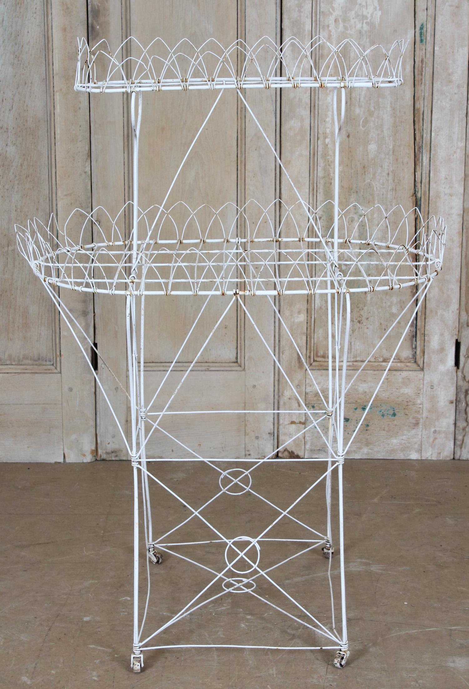 2 Tier Wirework Plant Stand (1 of 5)