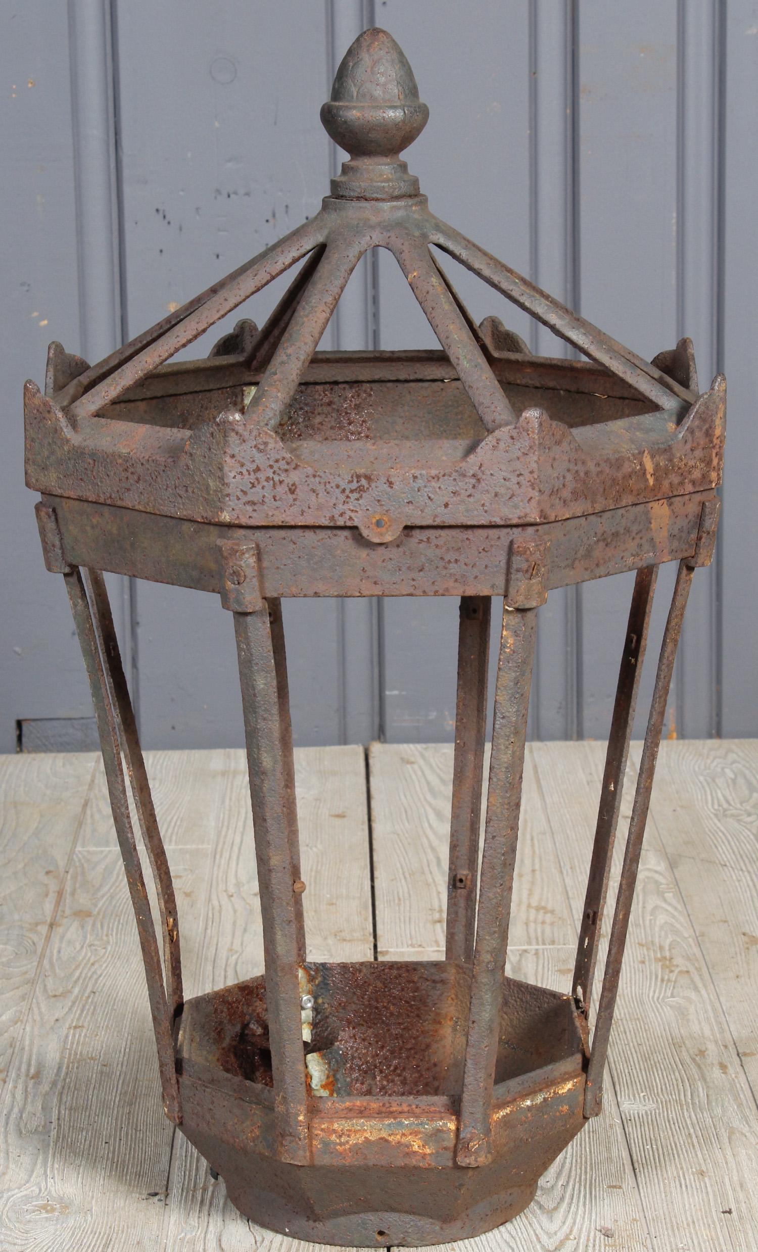 Cast Iron Lantern Cage (1 of 5)