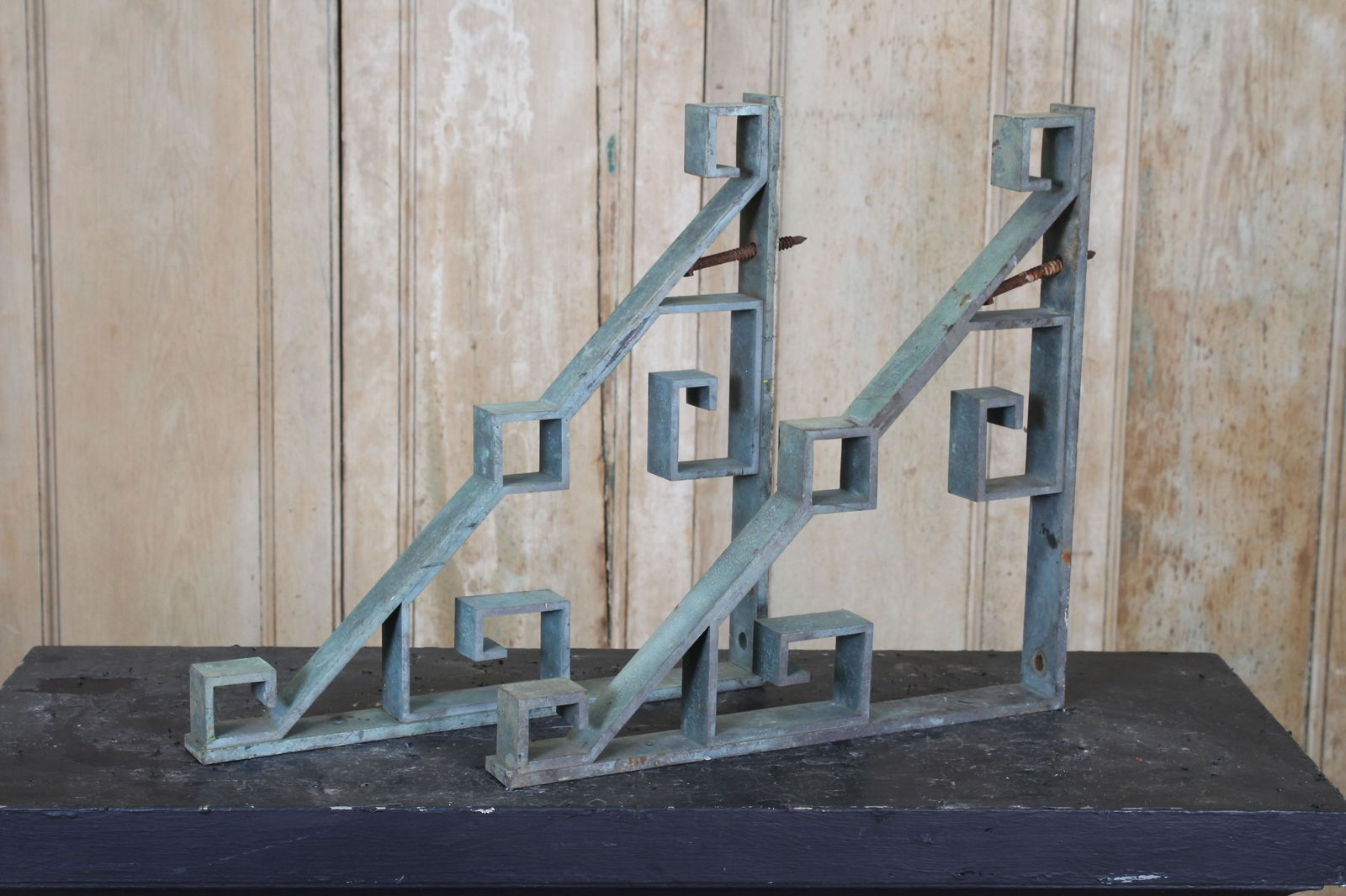 Verdigris Bronze Architectural Brackets (1 of 3)