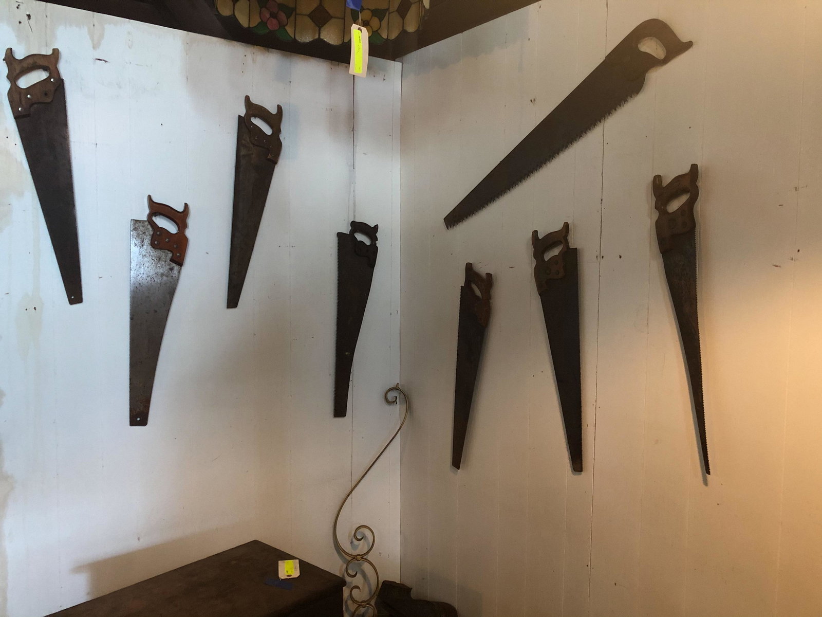 Collection of 8 Handsaws Including Disston: 8 Handsaws Including Disston. Longest: 42" ***Please Note: This is an on-site online auction with specific Pick up terms and conditions. Pick up day is scheduled for 8/29 in Frazer, PA. There are oppo