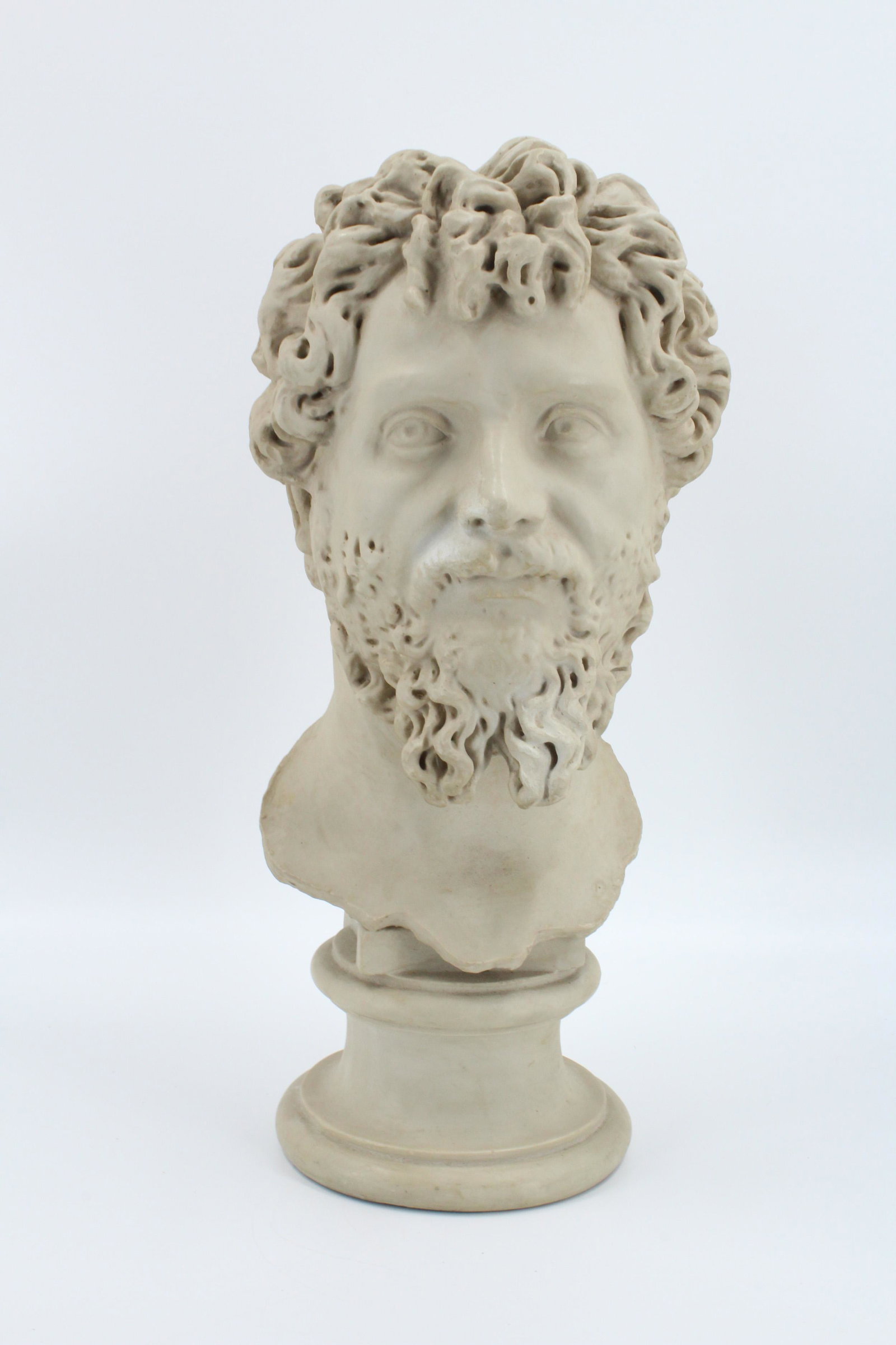 Septimus Severus Composition Portrait Bust: Septimus Severus Composition Portrait Bust. Size: 19.5" x 9.5" x 9.5"