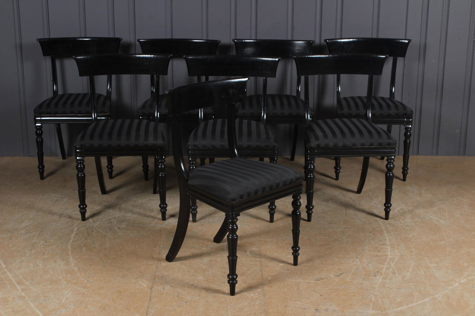 Set of 8 English William IV Dining Chairs (1 of 5)