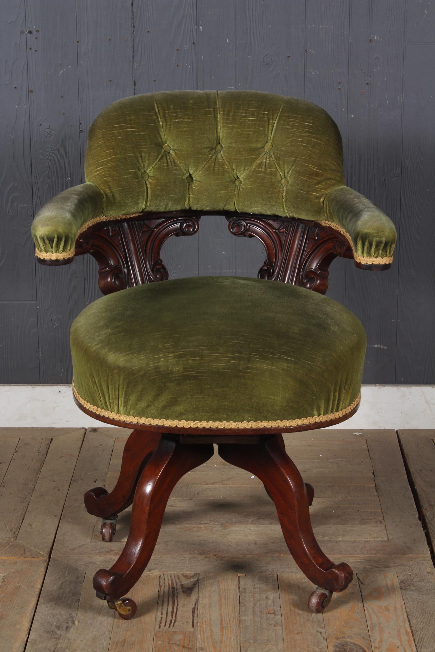 English Upholstered Parlor Chair: English Upholstered Parlor Chair. Size: 35.5" H x 25.5" W x 27" D
