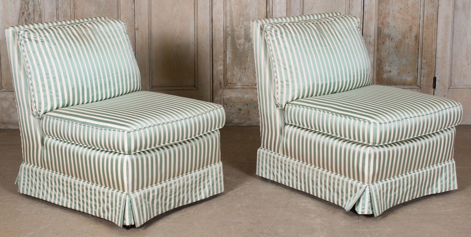 Pair Slipper Chairs (1 of 7)