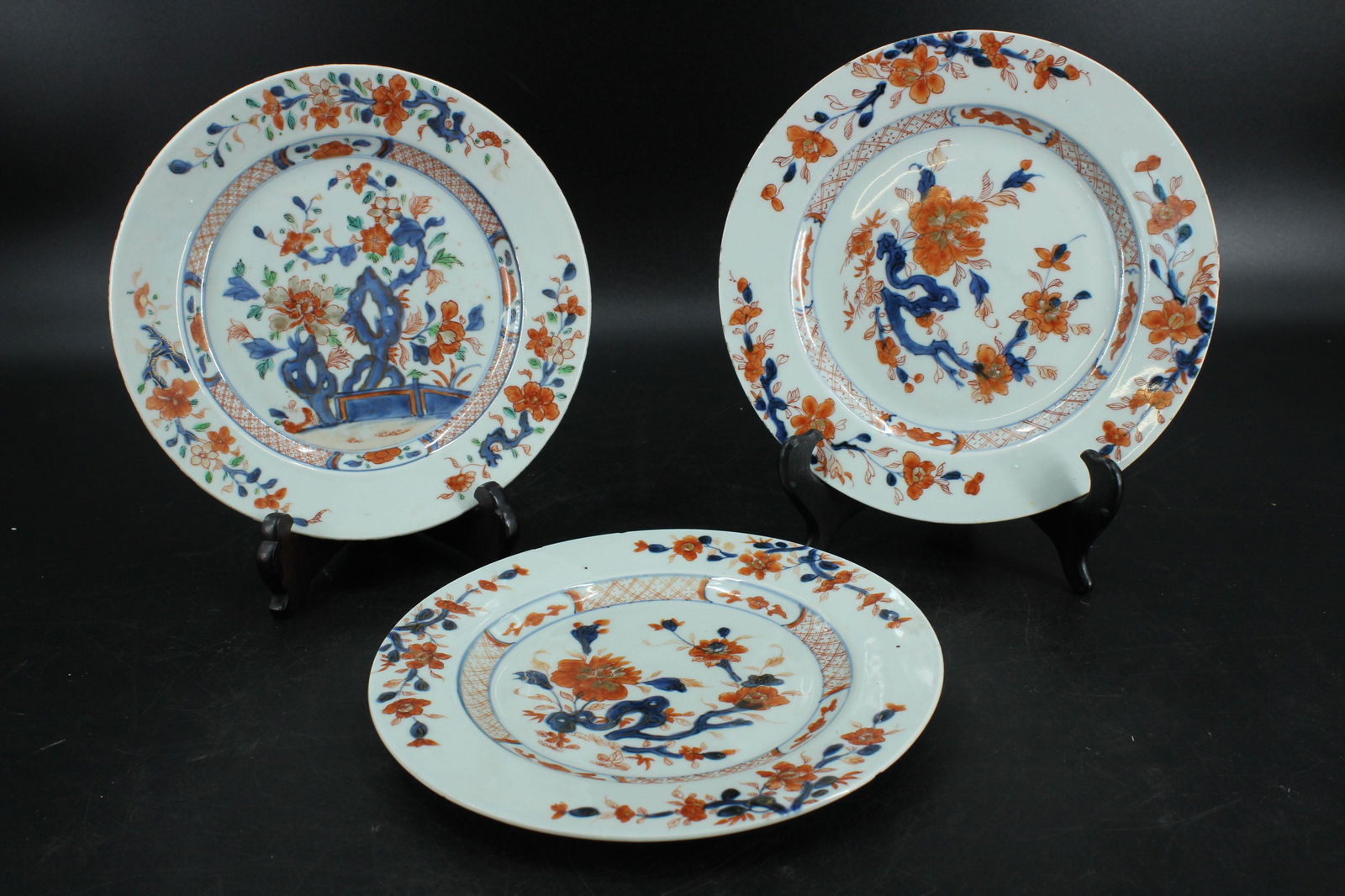 3 Chinese Export Porcelain Plates (1 of 15)