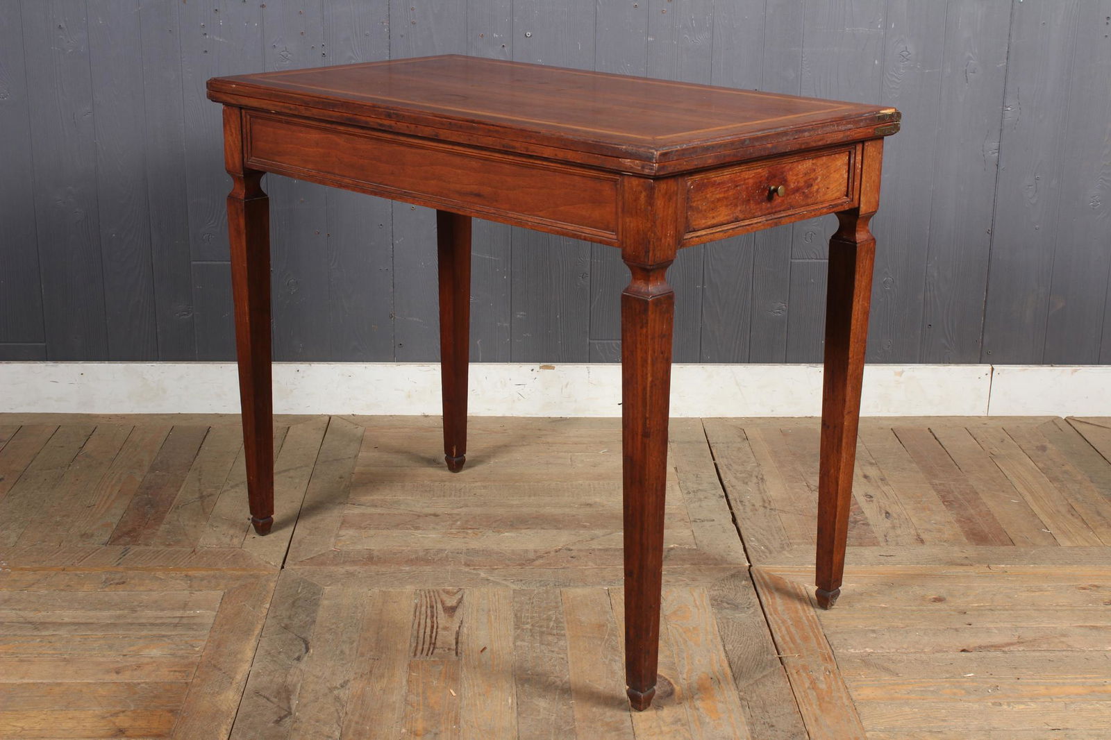 19th C. Antique Flip Top Games Table (1 of 6)