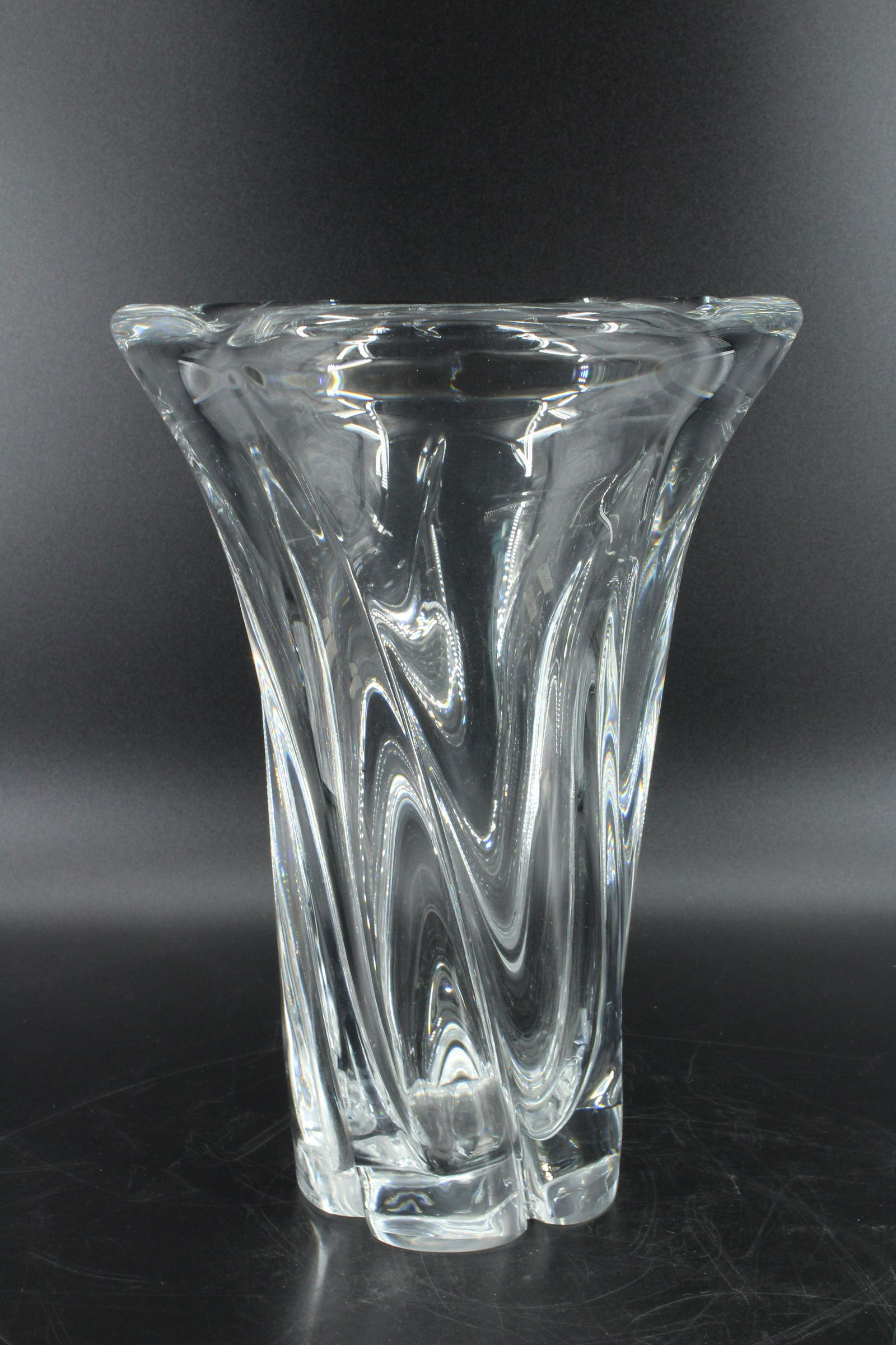 Large Daum France Crystal Vase (1 of 5)