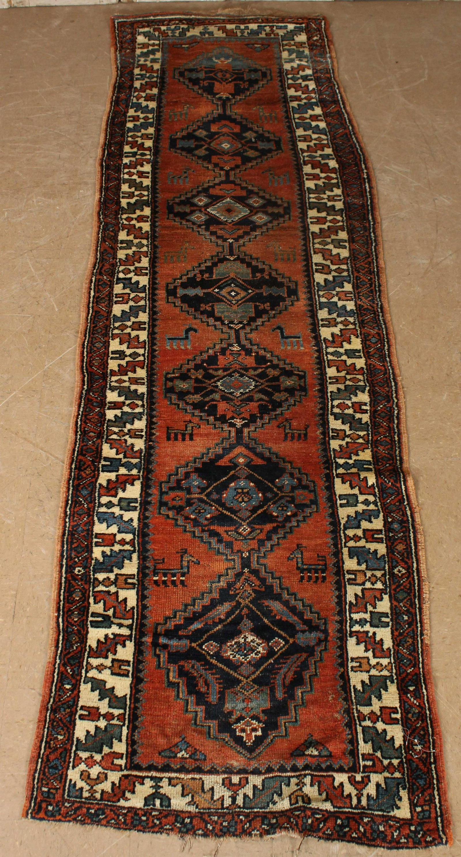 Caucasian Rug Runner 3'1" x 11': Caucasian Rug Runner 3'1" x 11'