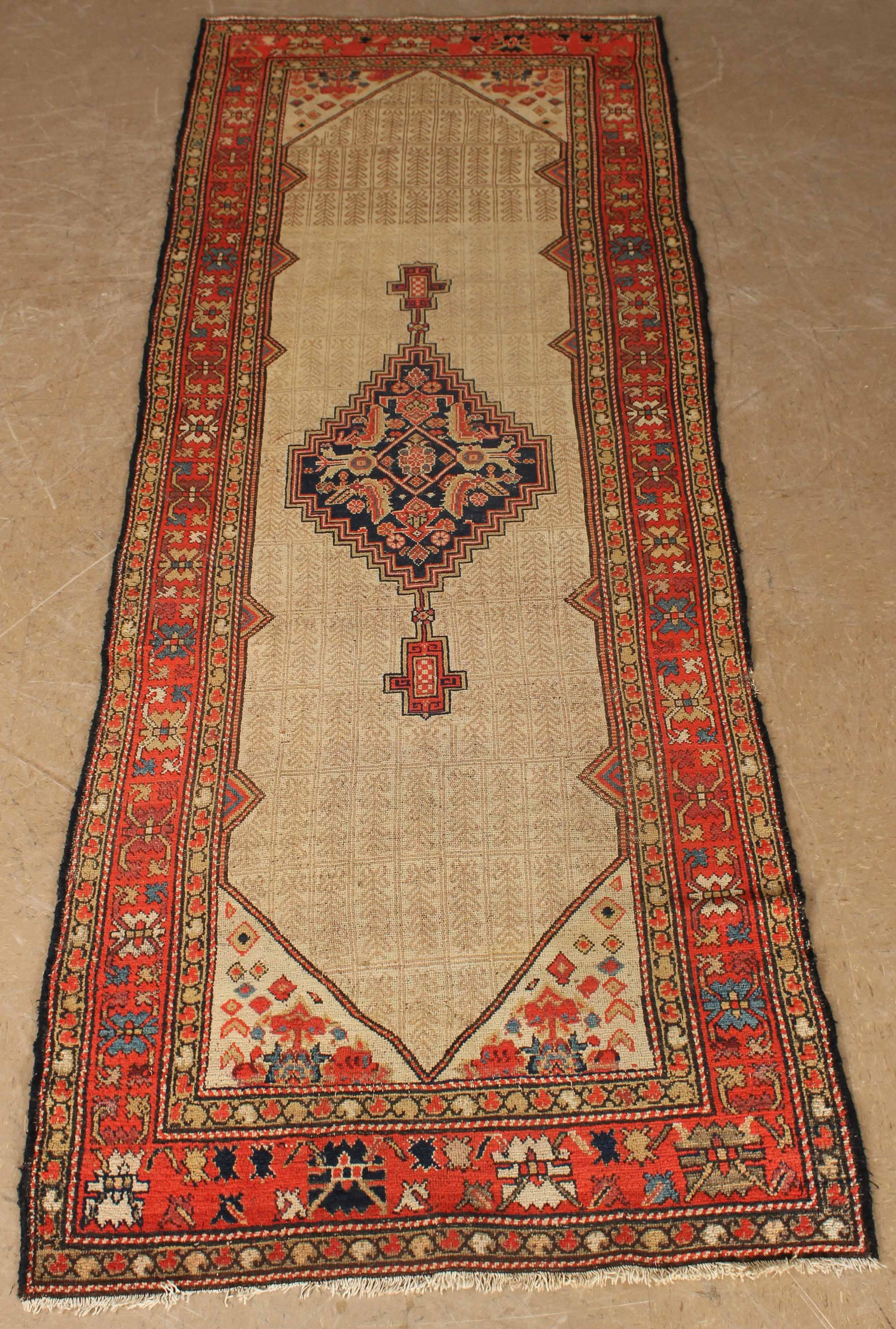 Caucasian Rug 3'7" x 9'9": Caucasian Rug 3'7" x 9'9"