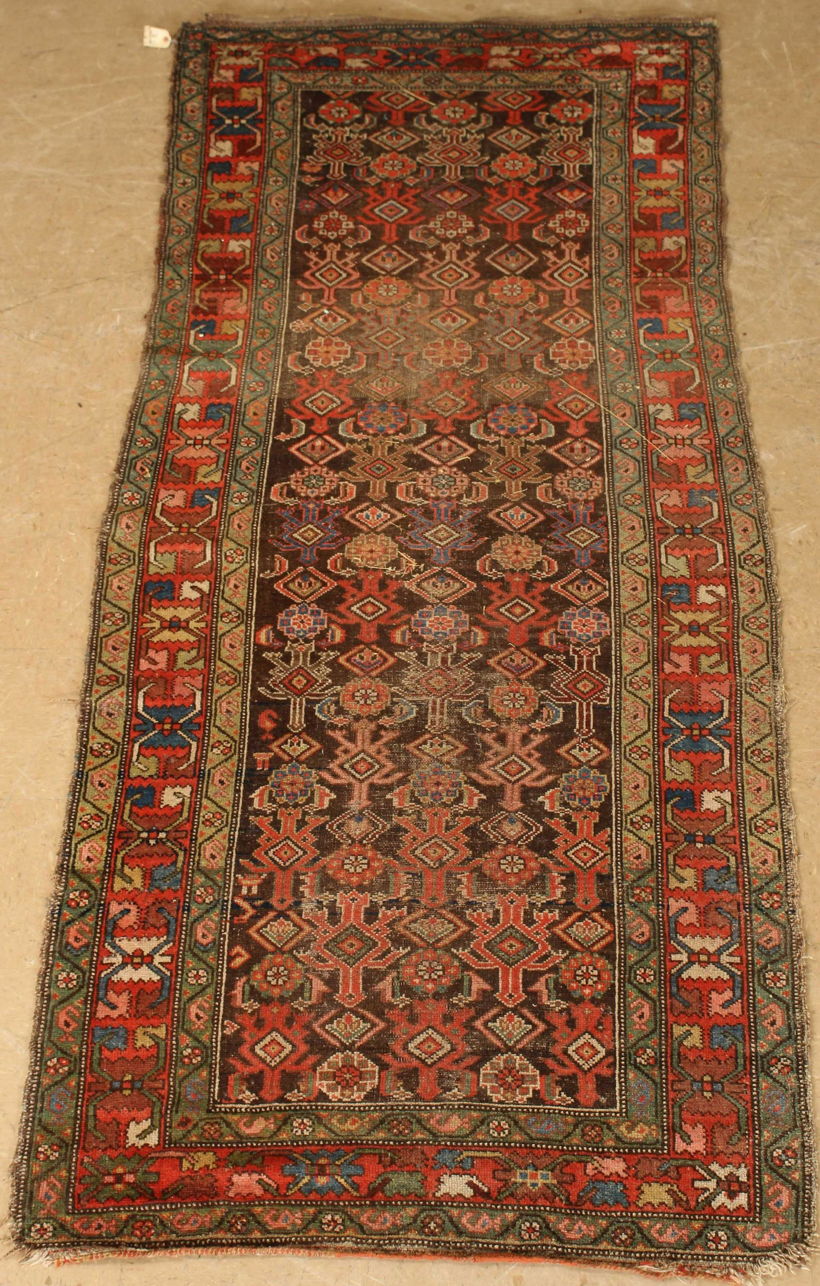 Shirvan Style Rug 3'9" x 9'4" (1 of 8)