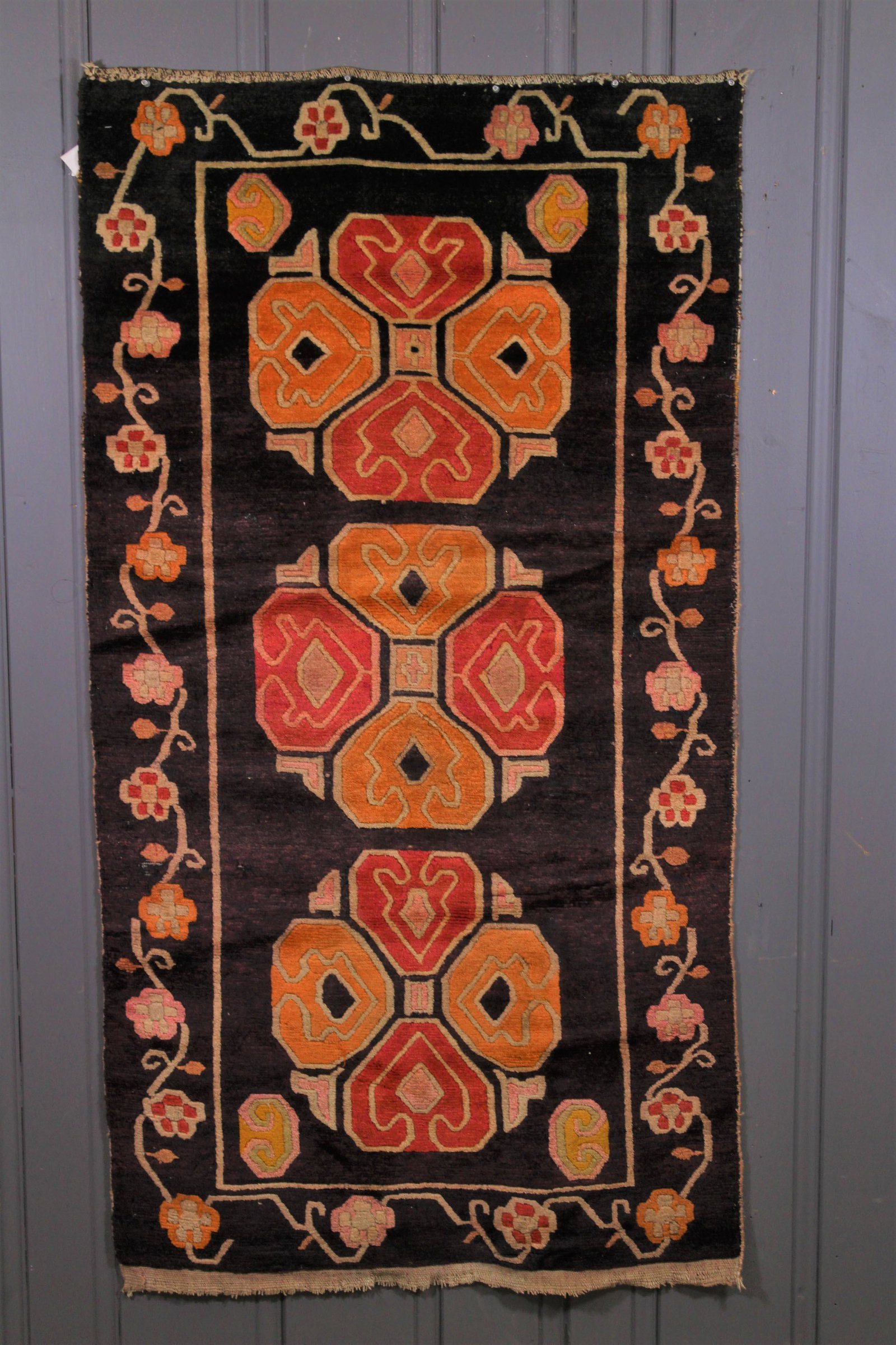 Tibetan Khaden Style Rug 2'11" x 5'7": Tibetan Khaden Style Rug 2'11" x 5'7"