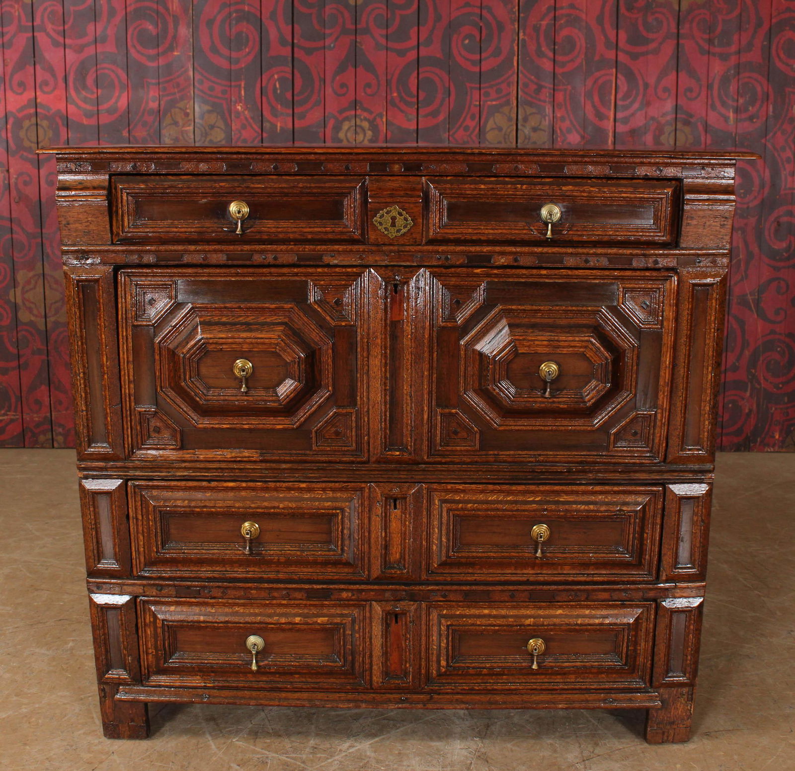 English Charles II Style Chest of Drawers (1 of 11)
