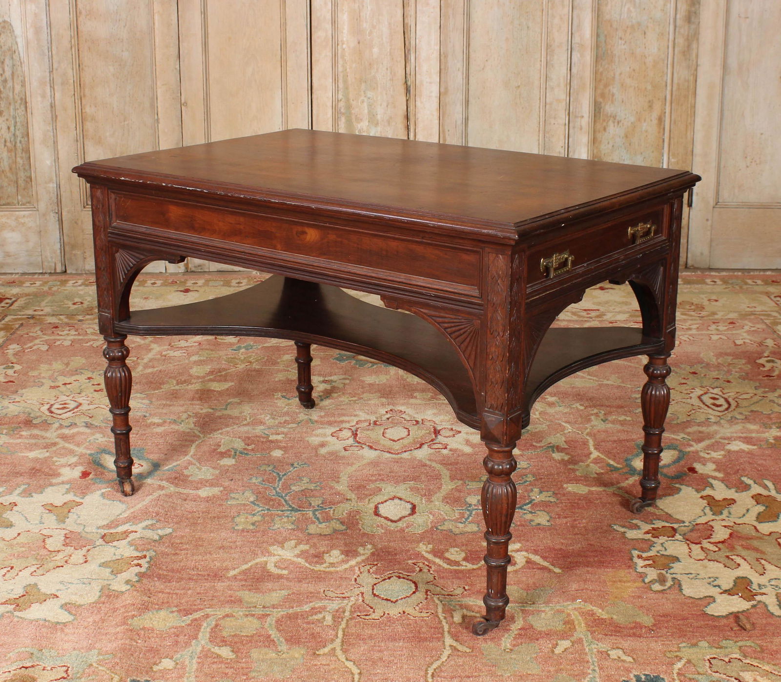 Antique Aesthetic Movement Library Table (1 of 7)