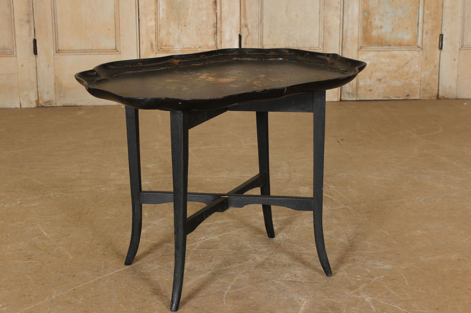 Papier Mache Side Tray Table (1 of 5)