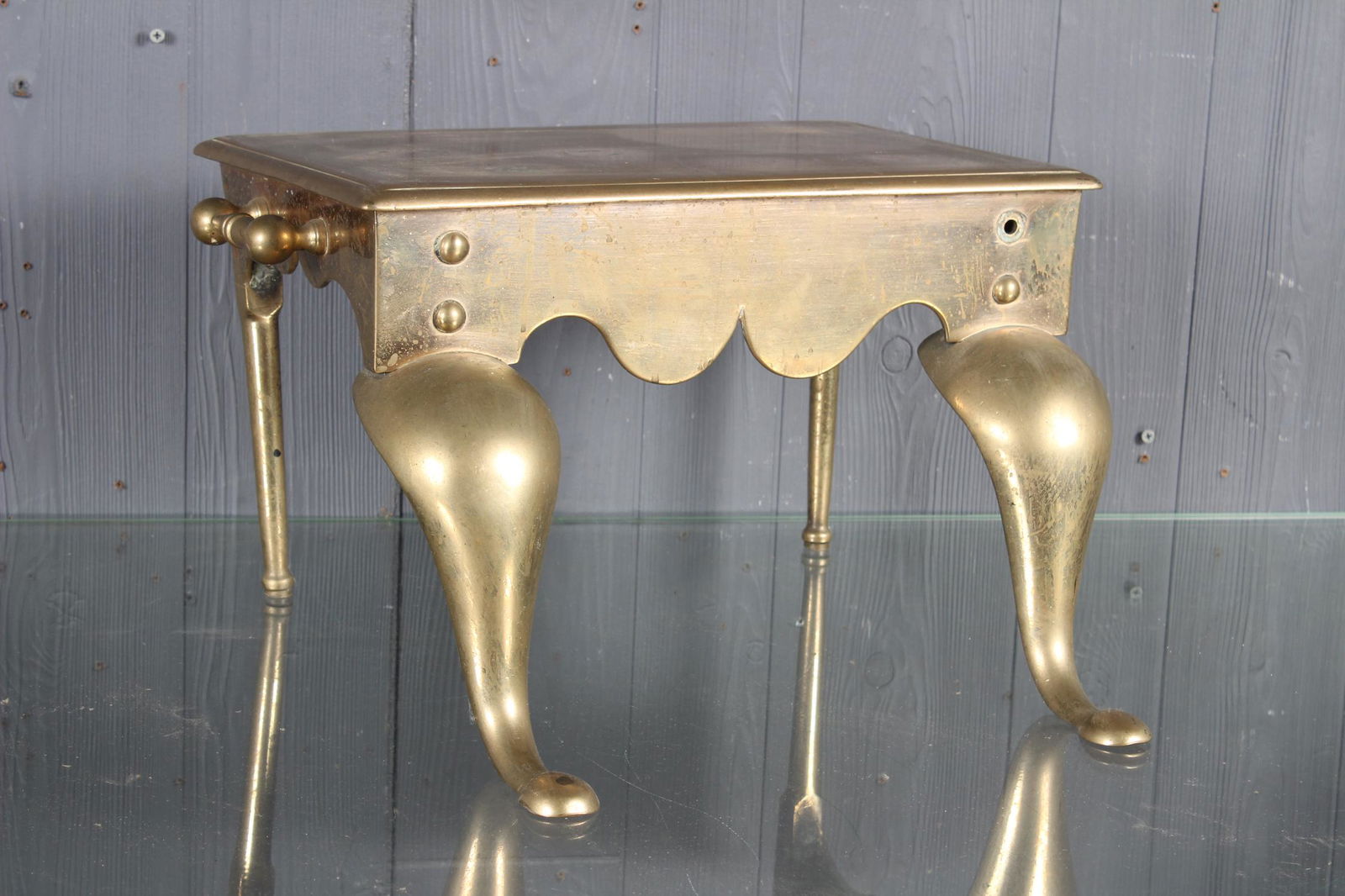 Brass Fireplace Footman (1 of 3)