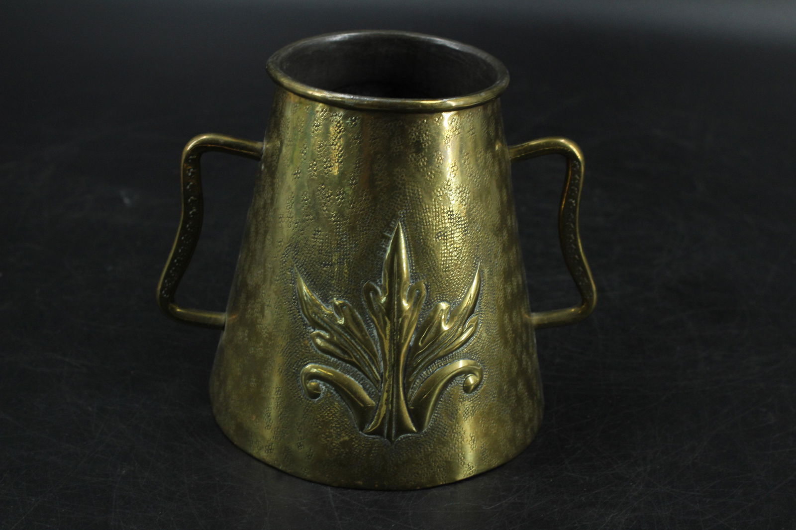 Brass Two Handled Commemorative Tankard (1 of 5)