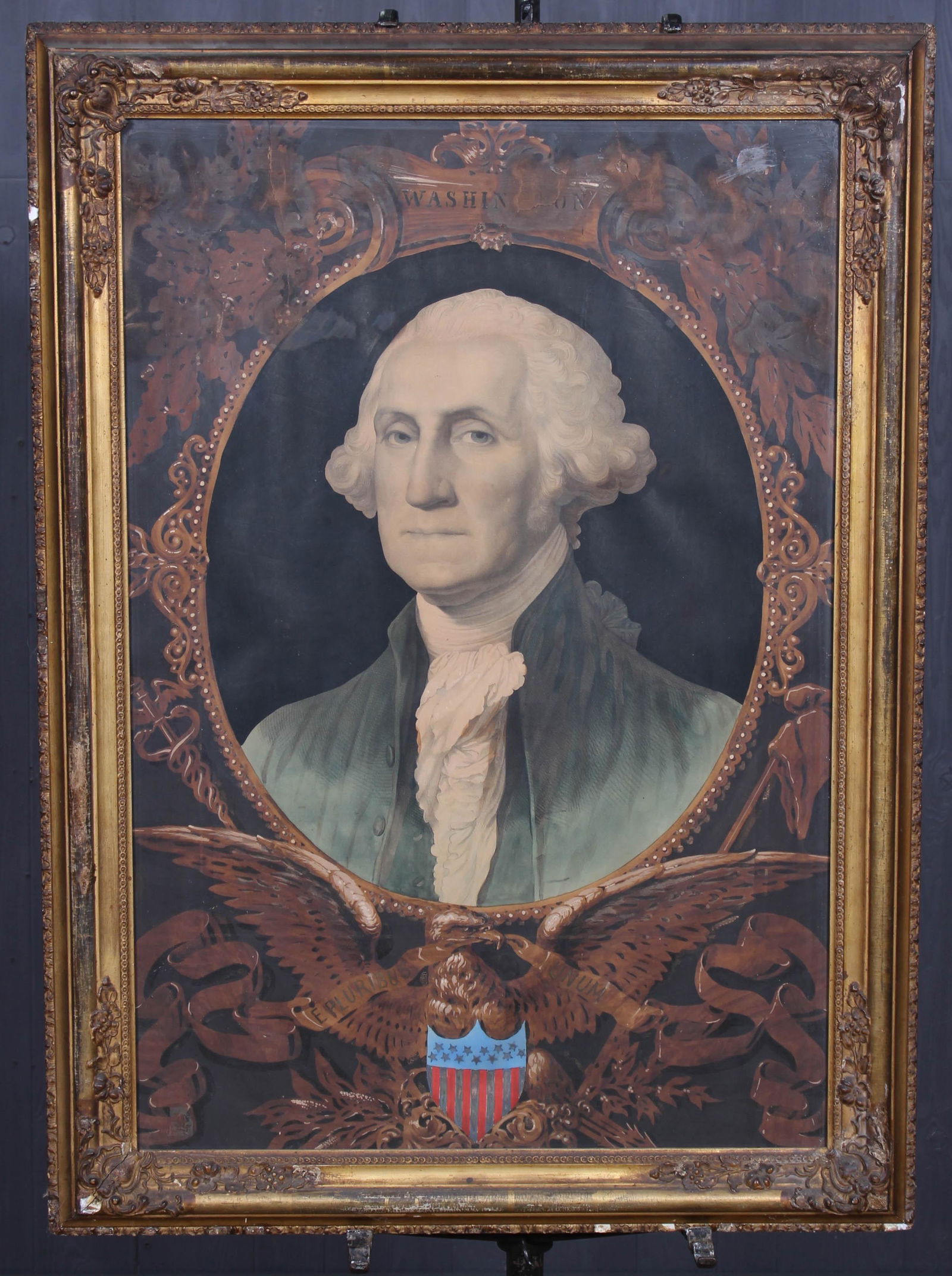 Early George Washington Hand Colored Engraving (1 of 10)