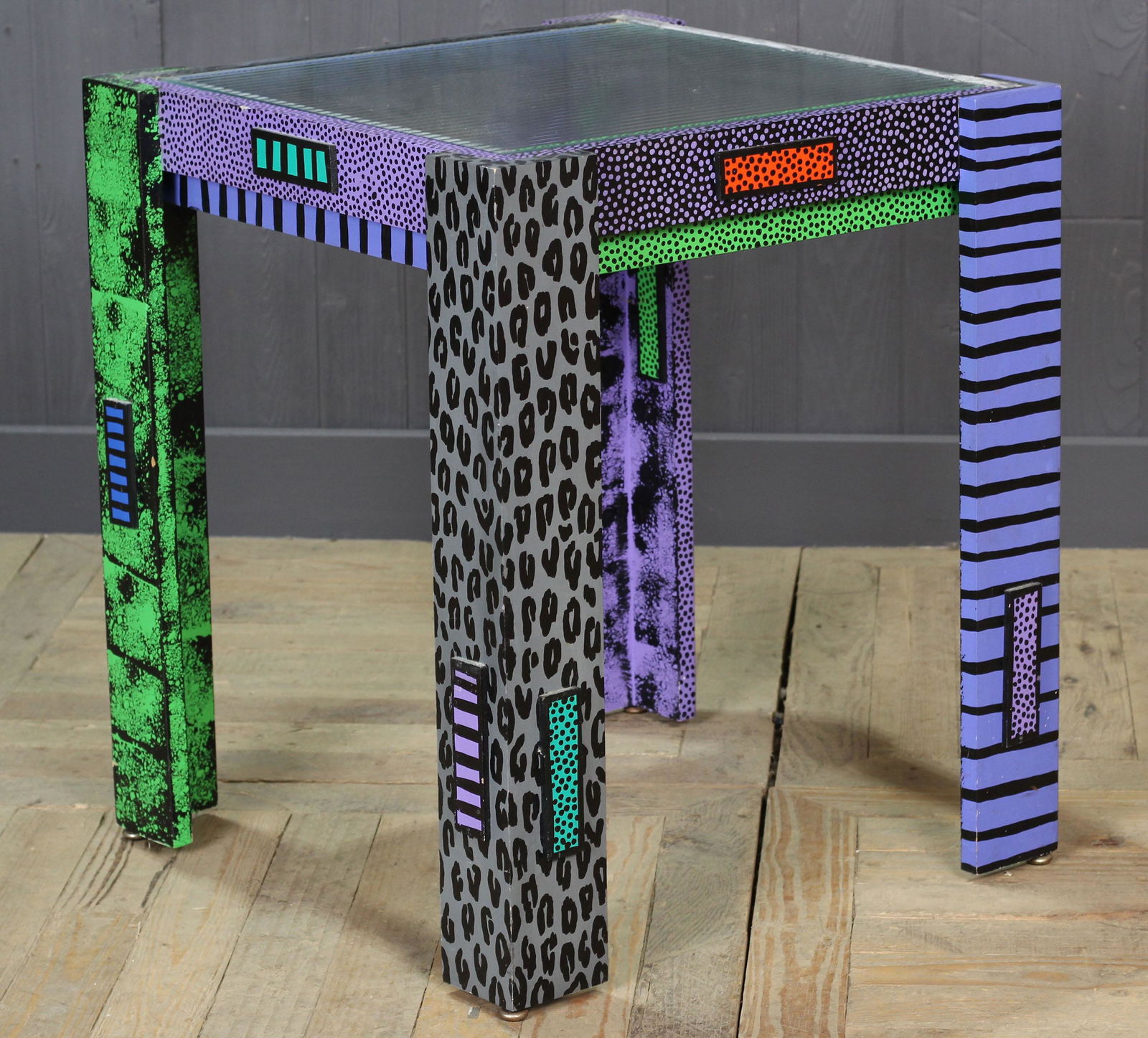 Sotsass Inspired Memphis Style Occasional Table (1 of 5)