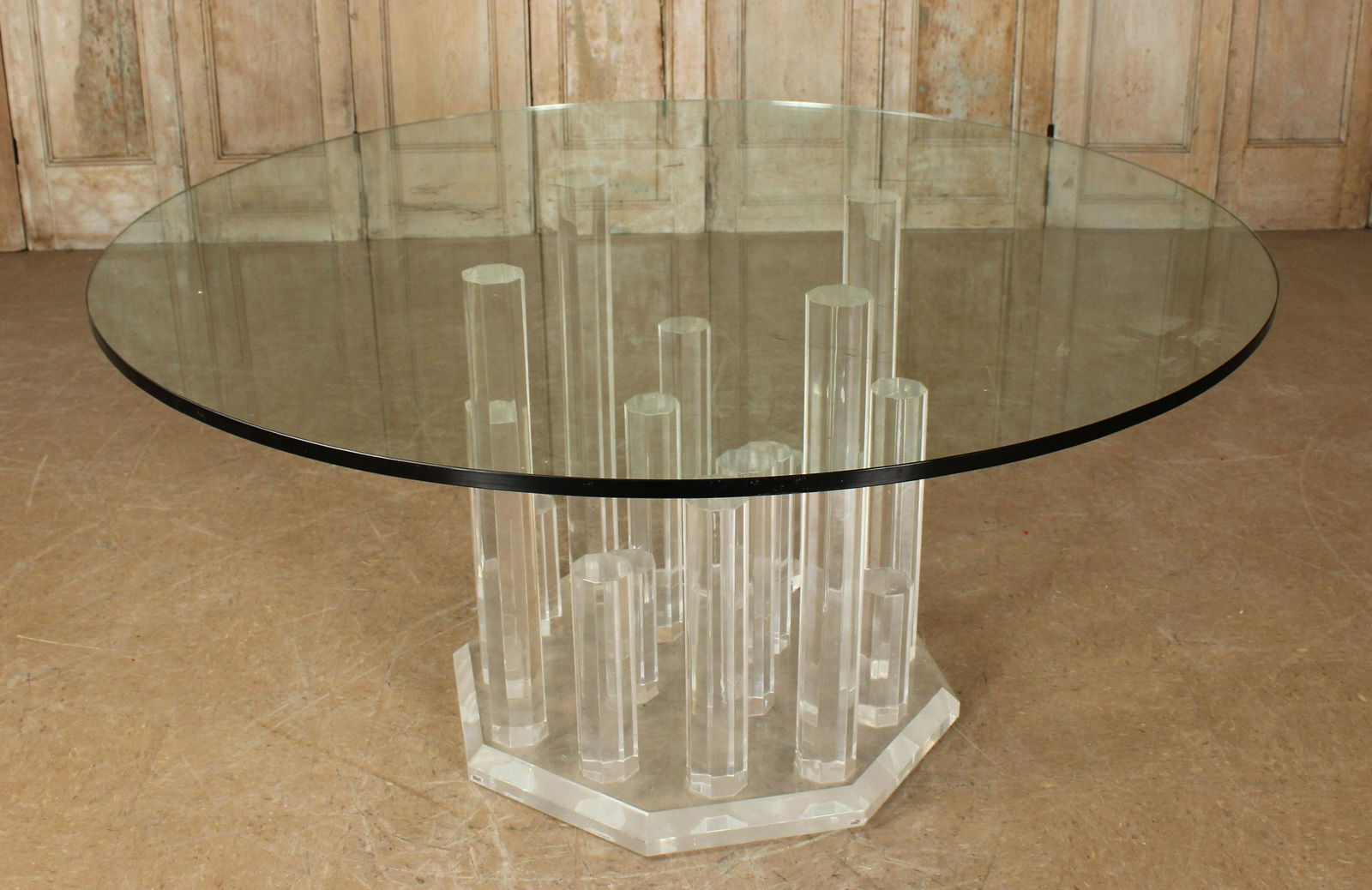 Hollis Jones Style Lucite Skyscraper Dining Table (1 of 8)