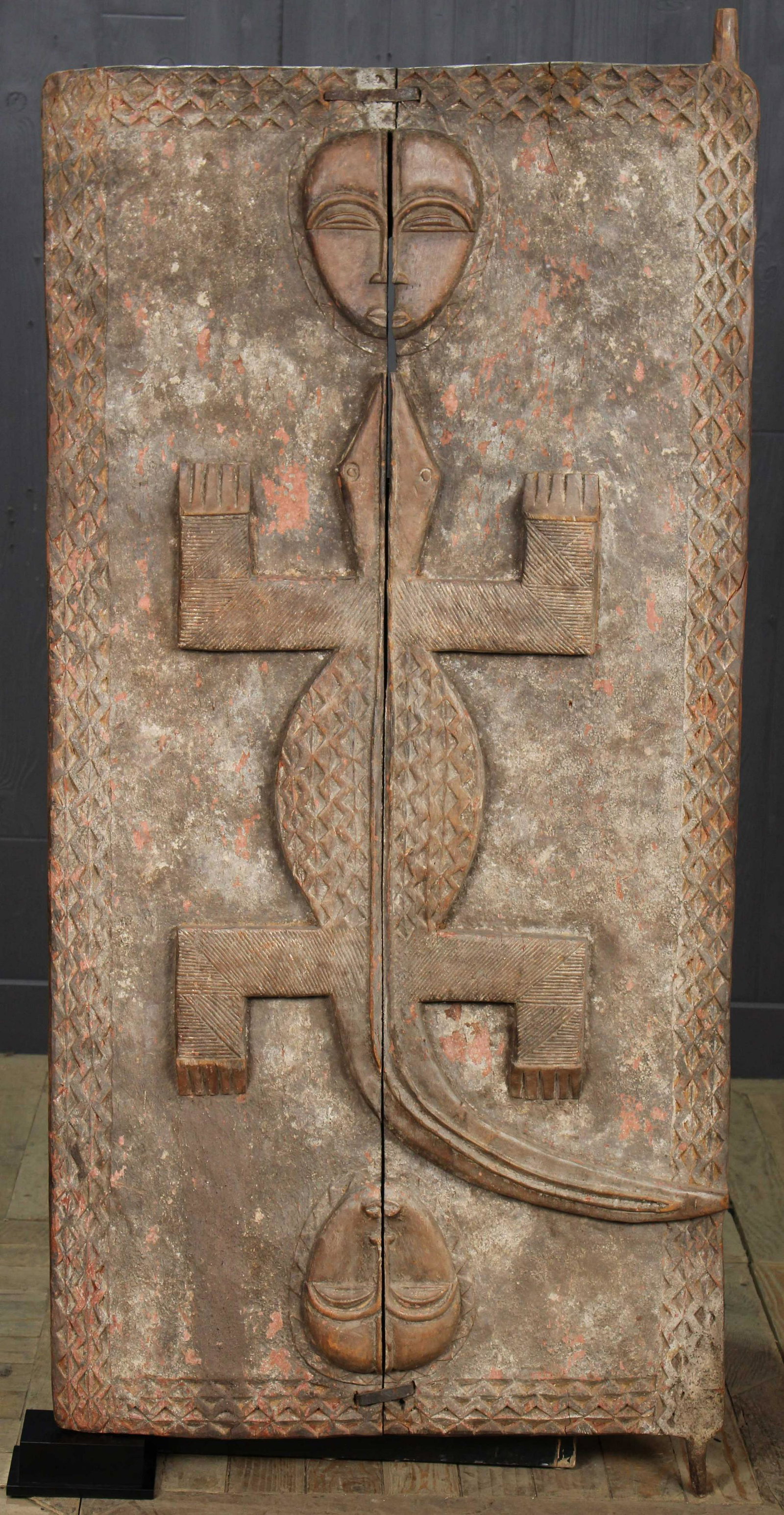 Baule Granary Door: Baule Granary Door. Size: 58" hinge tip to tip, 53.25" x 26.5" panel.