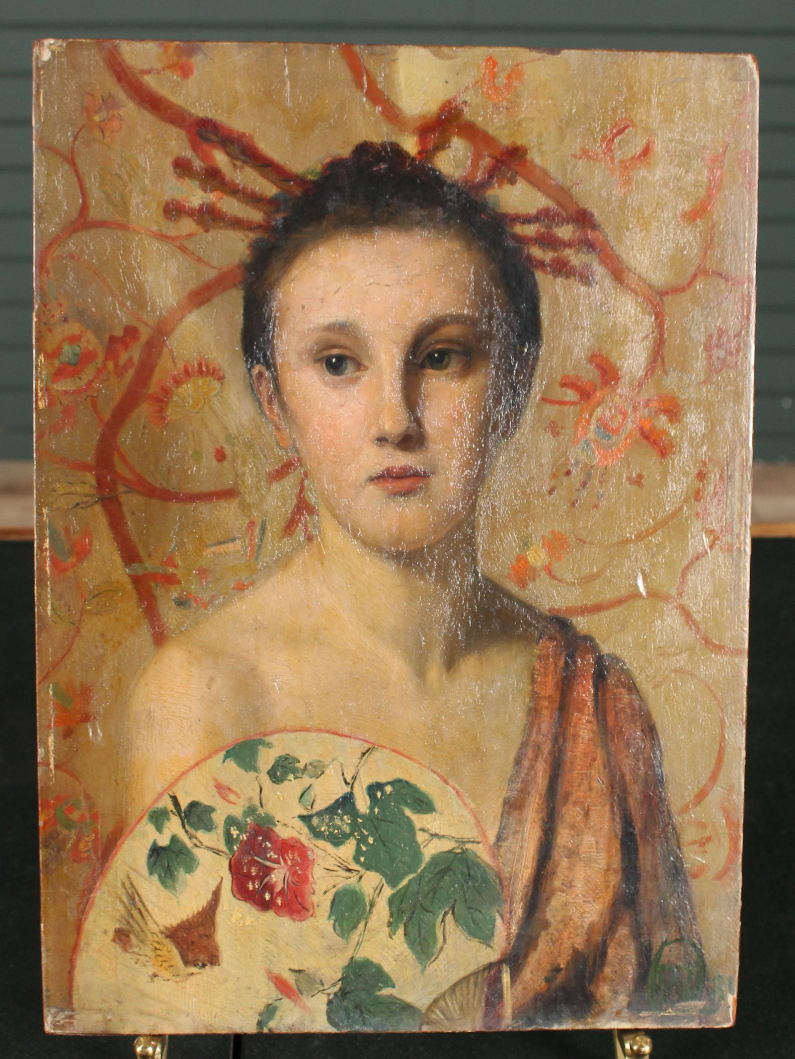 Symbolist Style Portrait Painting