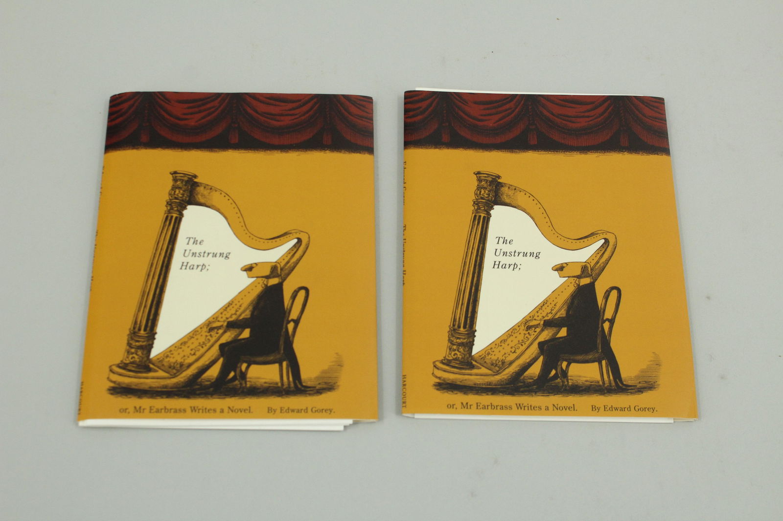 The Unstrung Harp by Gorey, 2 Signed Proofs (1 of 4)