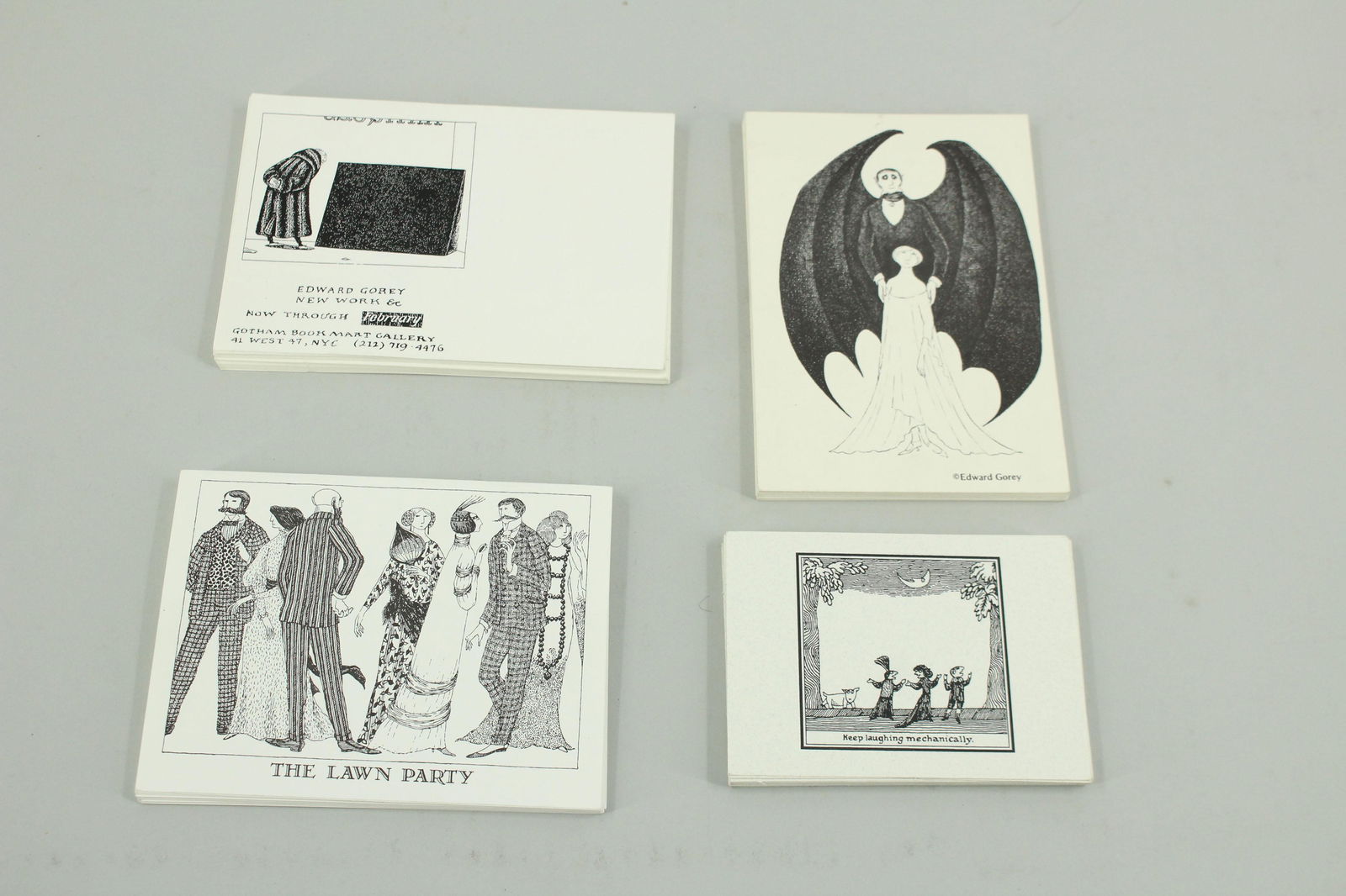 Four Groups of Edward Gorey Cards (1 of 11)