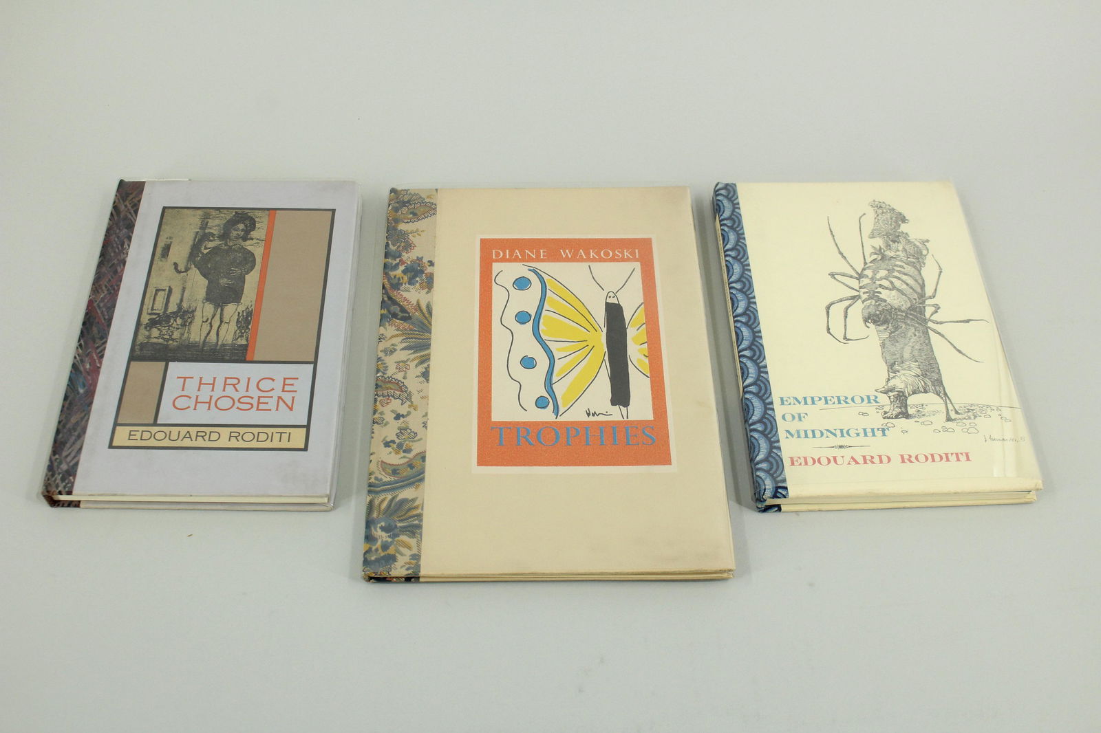 Three Black Sparrow Press Books with Original Art (1 of 9)