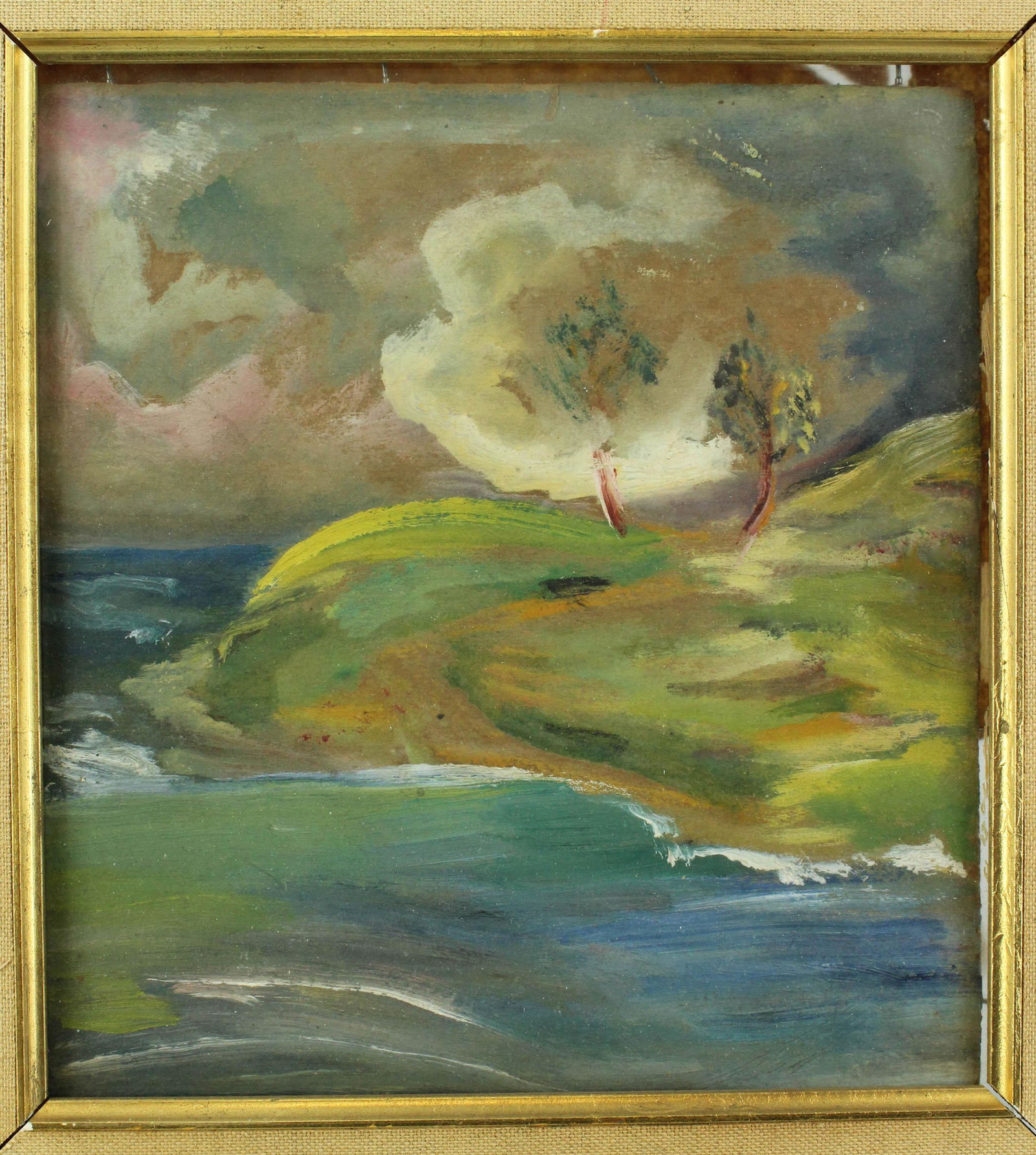 E.E. Cummings Landscape Painting (1 of 6)