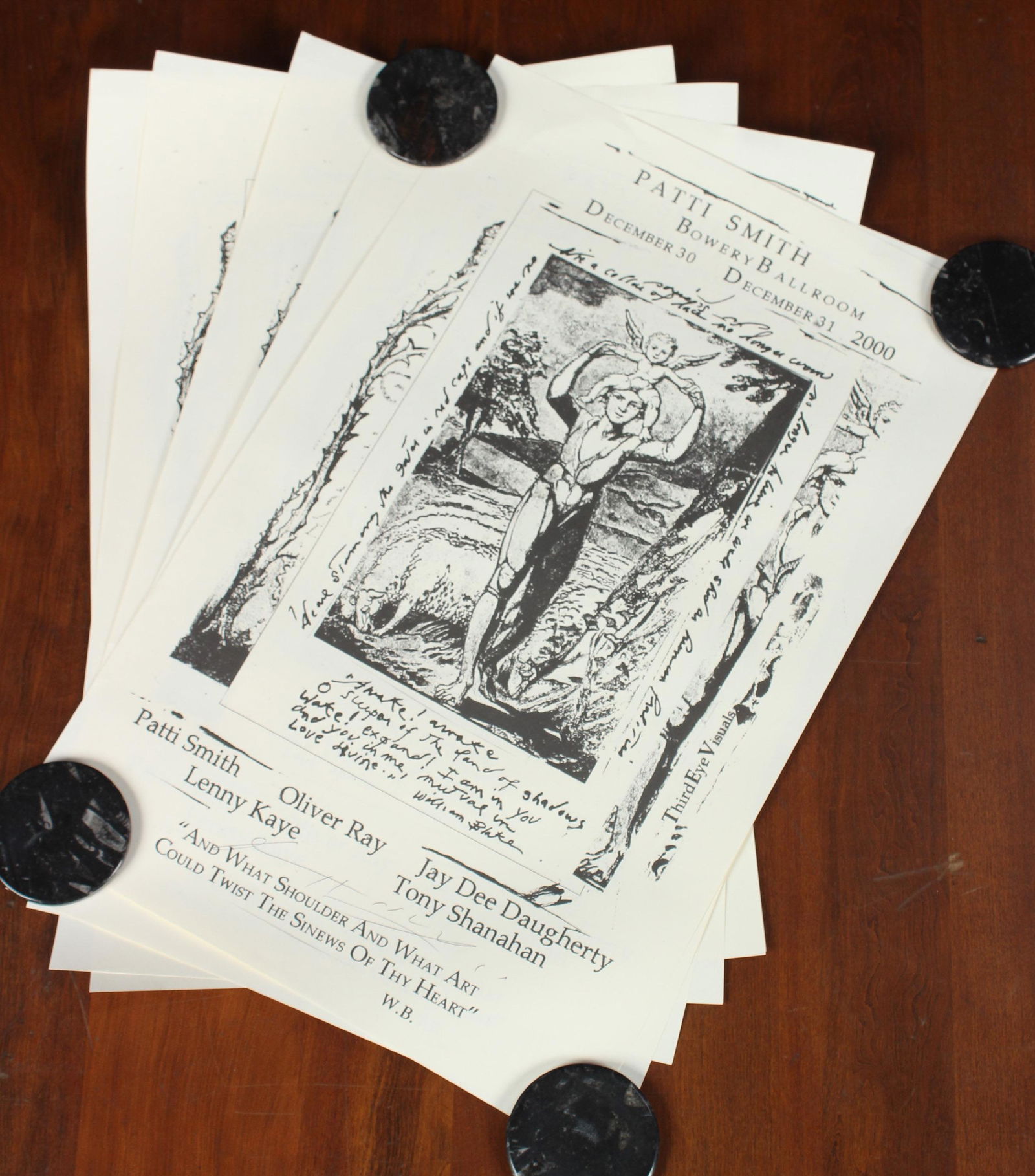 5 Patti Smith Signed Event Posters (1 of 4)