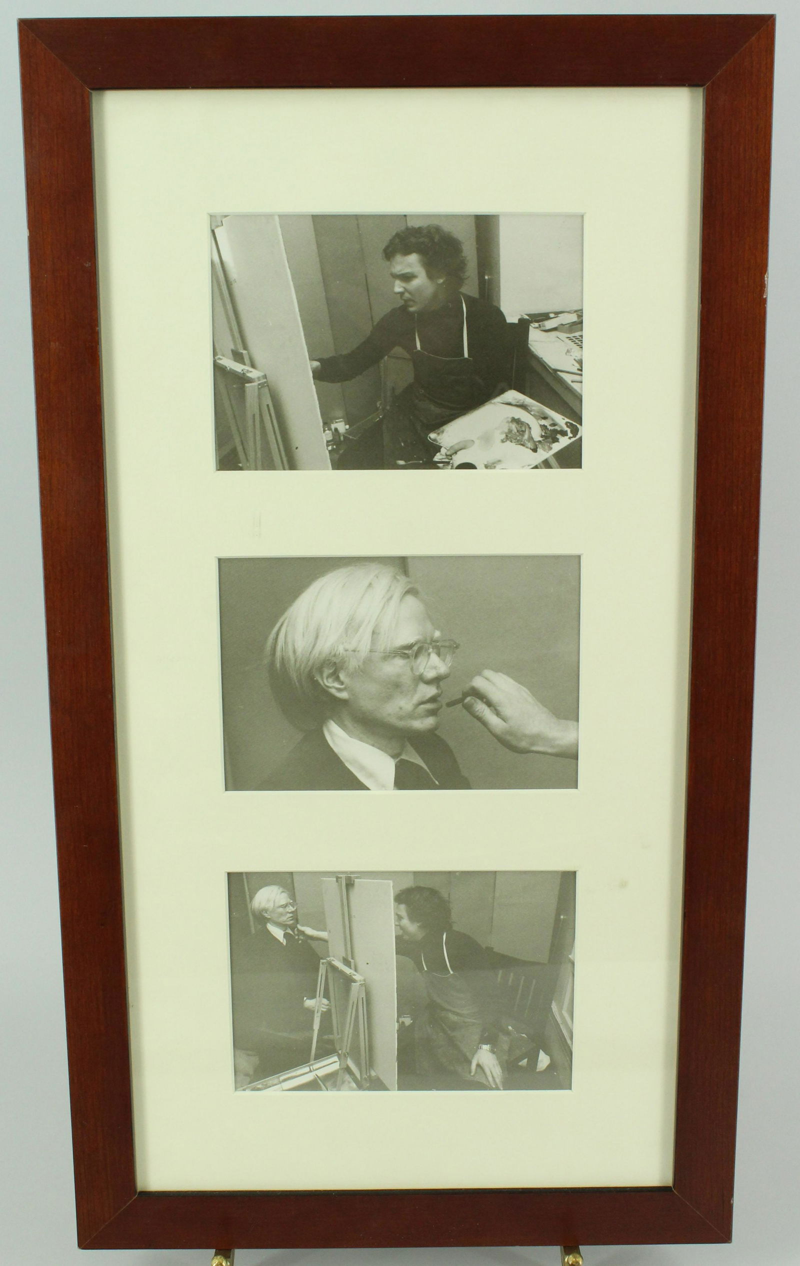 Photographs of Jamie Wyeth Painting Andy Warhol (1 of 6)