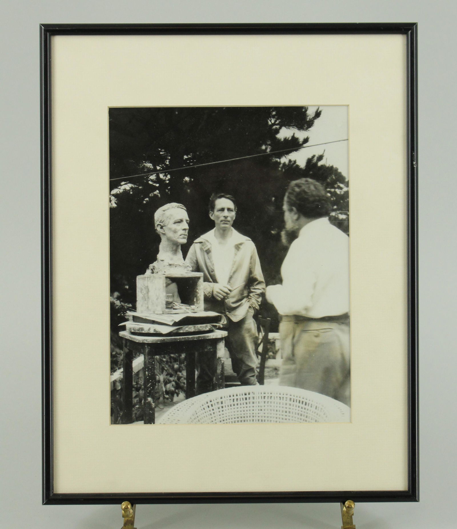 Photograph of Robinson Jeffers and Jo Davidson (1 of 3)