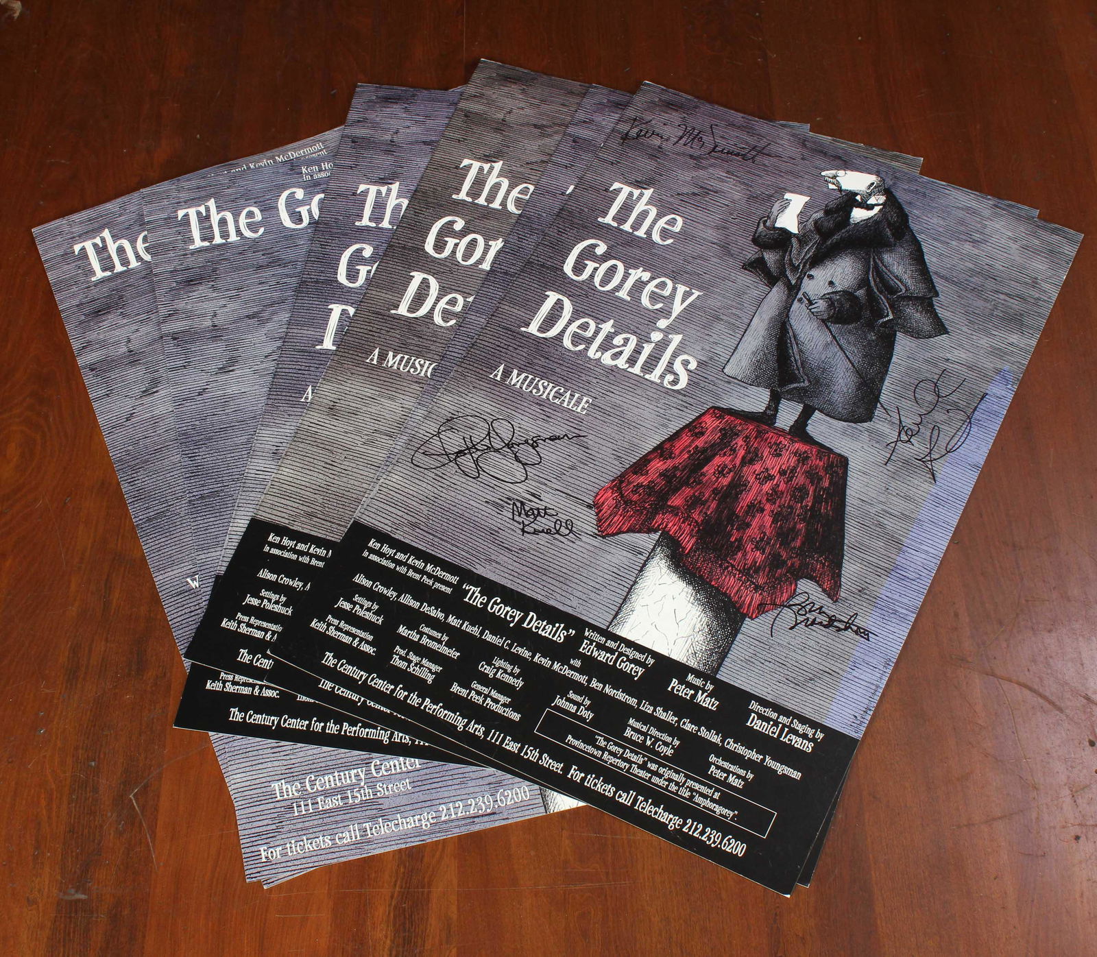 6 Copies of The Gorey Details Poster, one Signed (1 of 6)