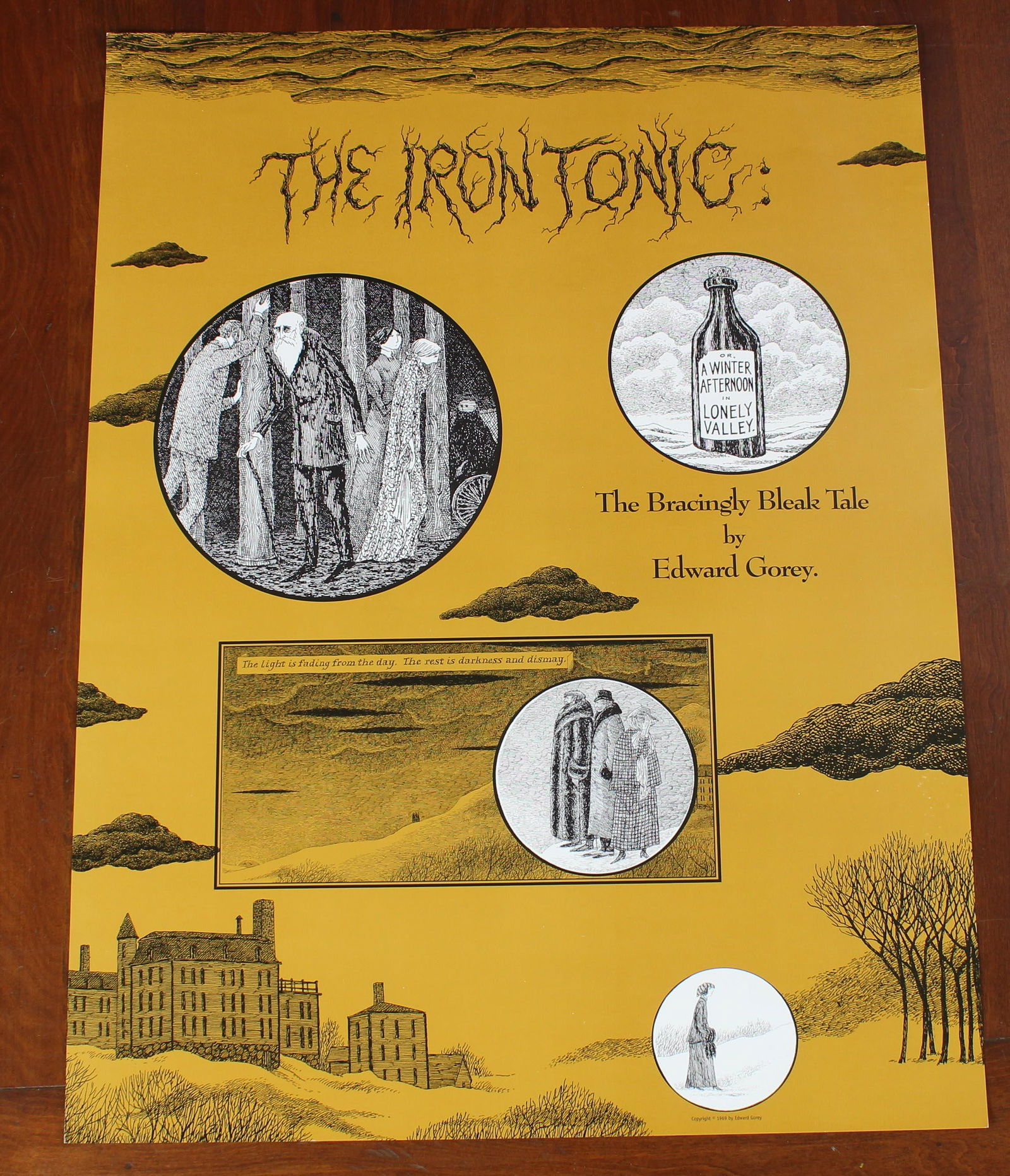 Edward Gorey. The Iron Tonic Promotional Poster (1 of 5)