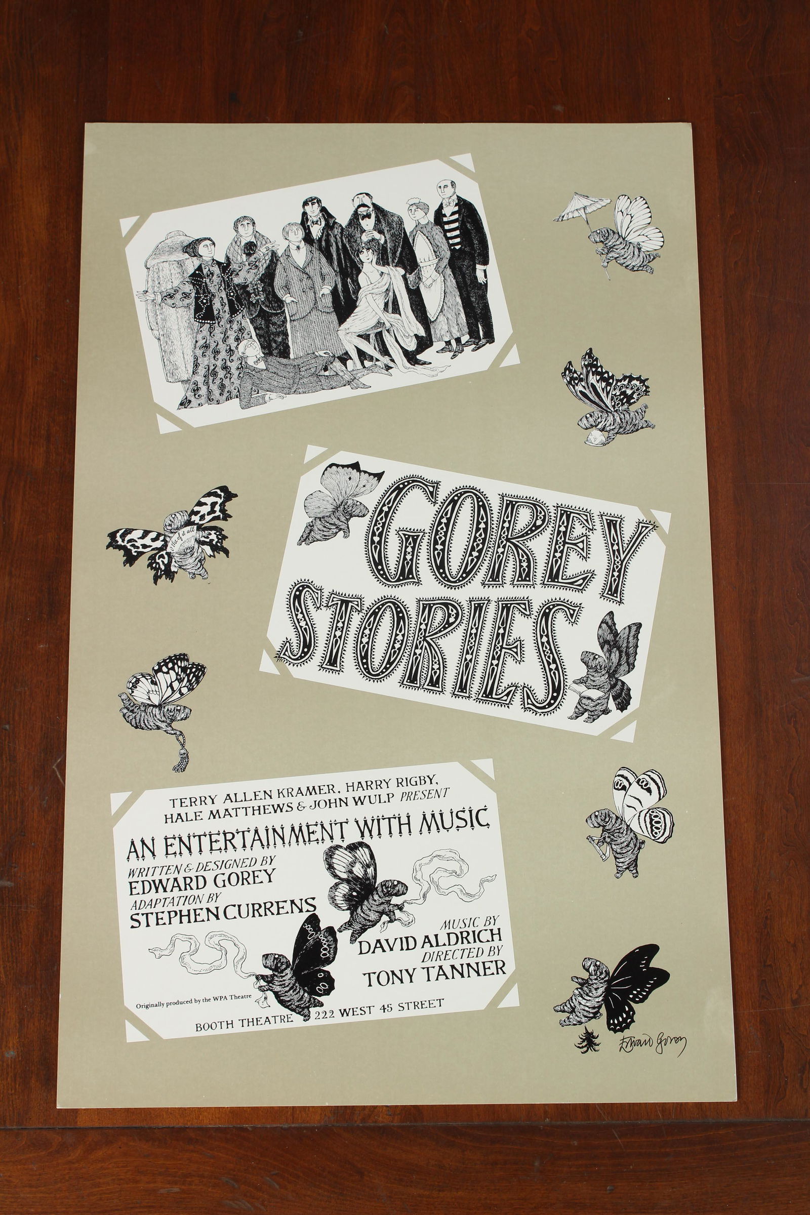 Signed Gorey Stories Theater Production Poster (1 of 4)