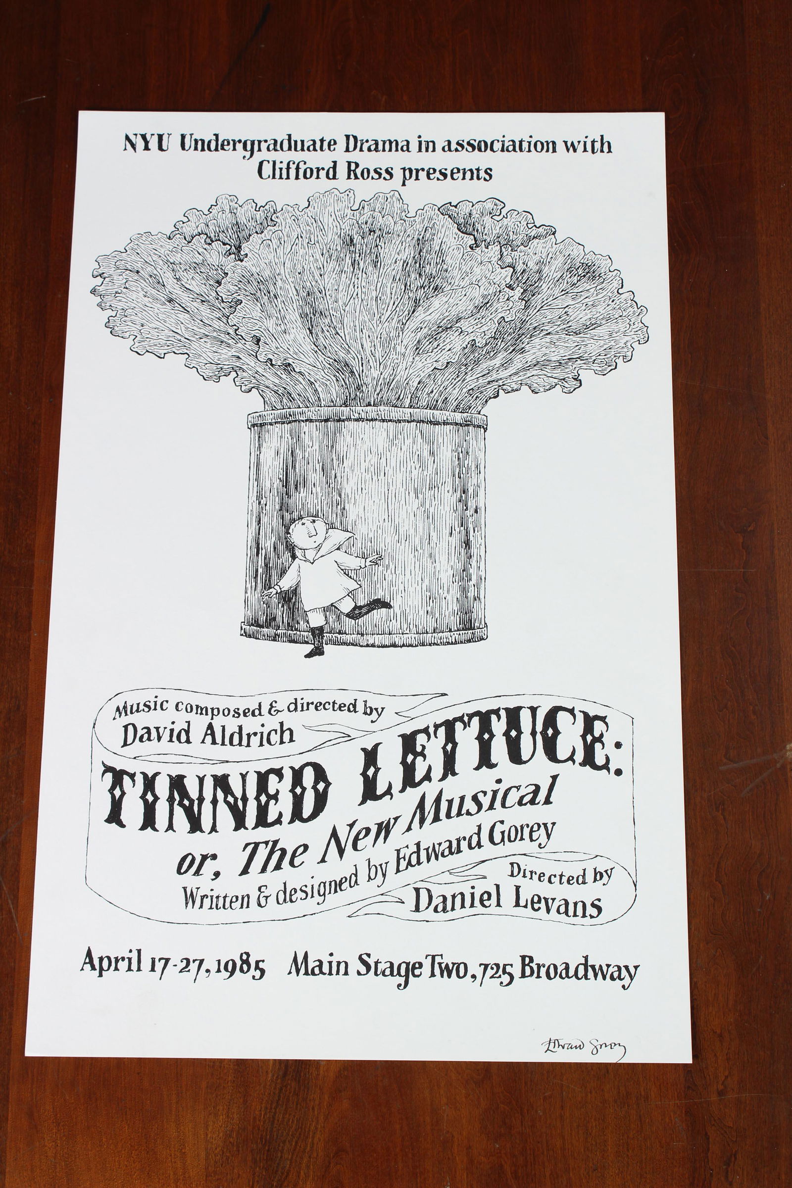 NYU Undergraduate Drama Theater Production Poster (1 of 4)