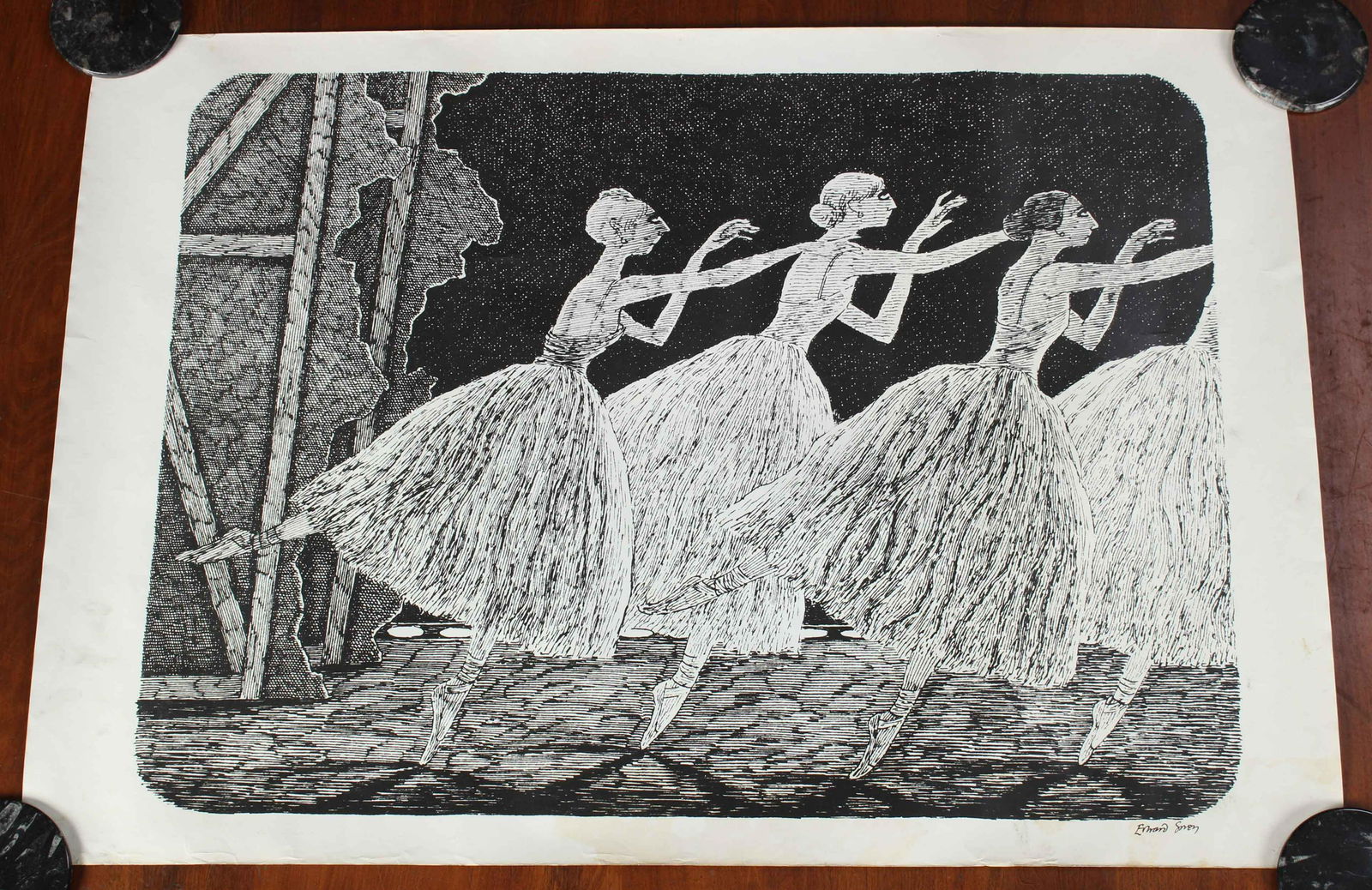 Signed Edward Gorey Ballet Poster (1 of 4)