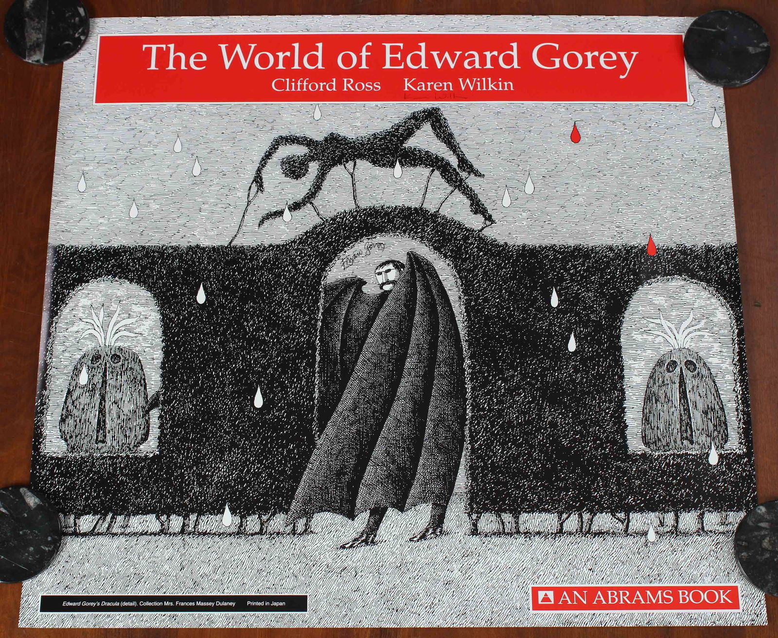 8 Signed Promotional Goreyana Book Posters (1 of 5)