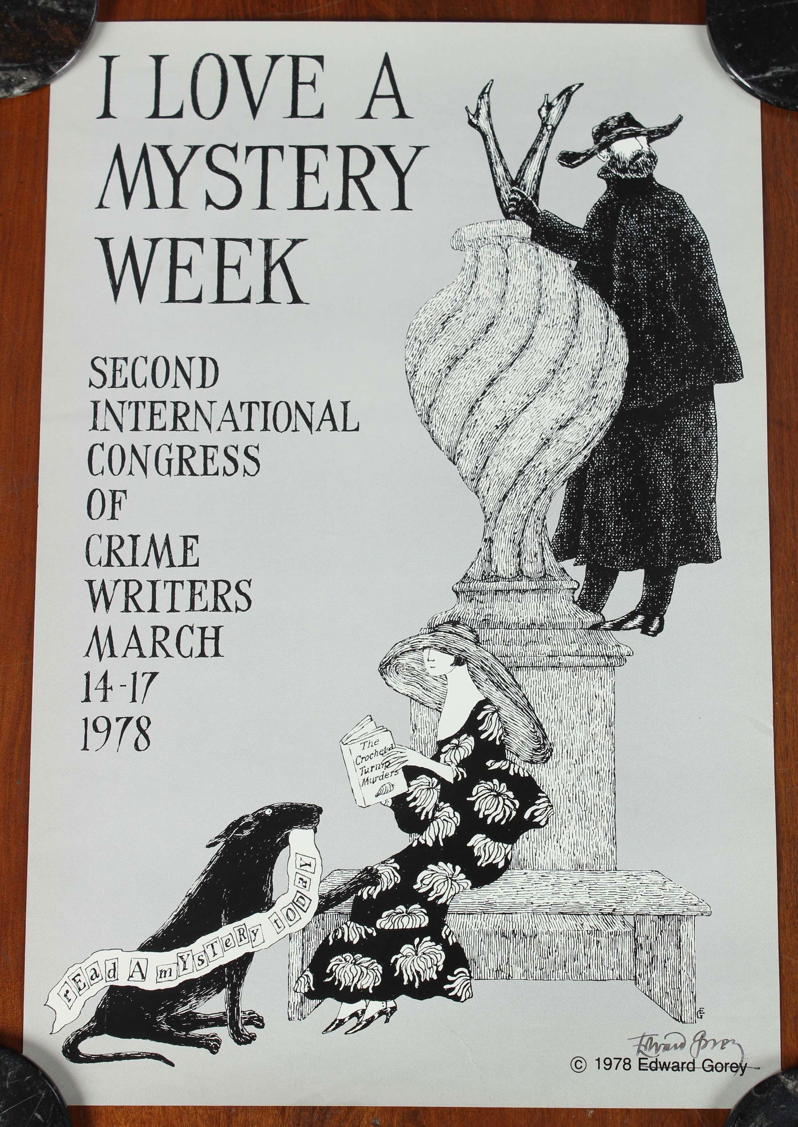 Signed Crime Writers Convention Poster (1 of 4)
