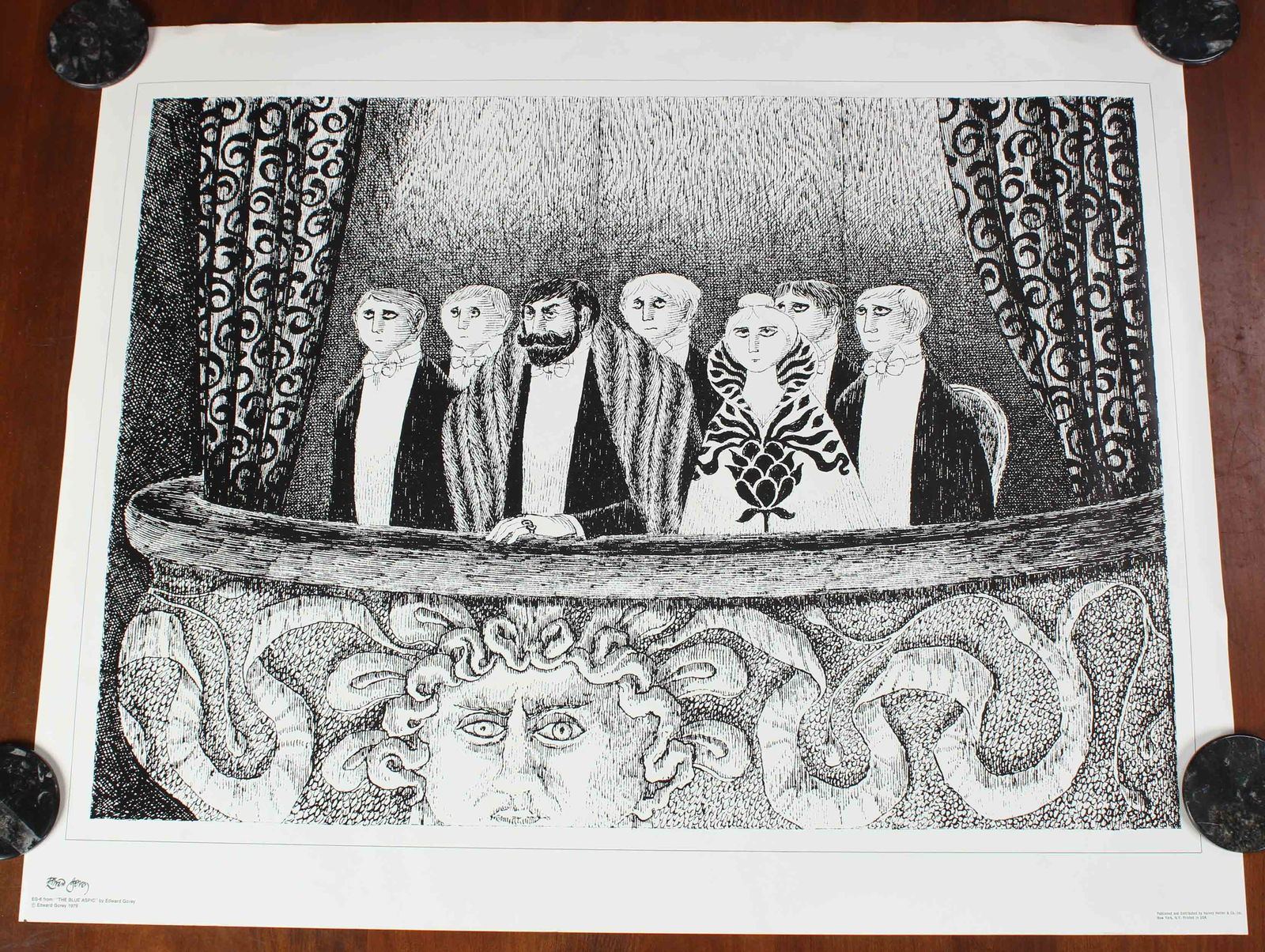 Edward Gorey Signed 1979 Poster (1 of 3)