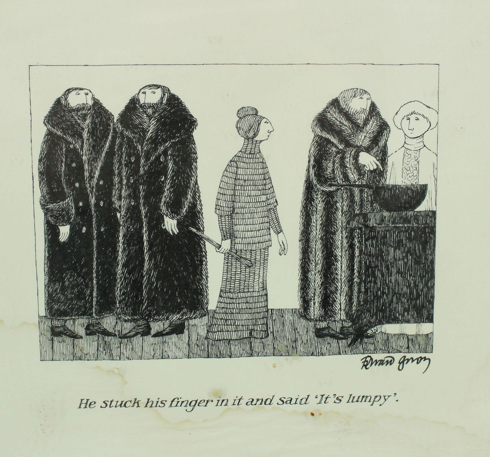 Edward Gorey Signed Print from The Water Flowers (1 of 5)