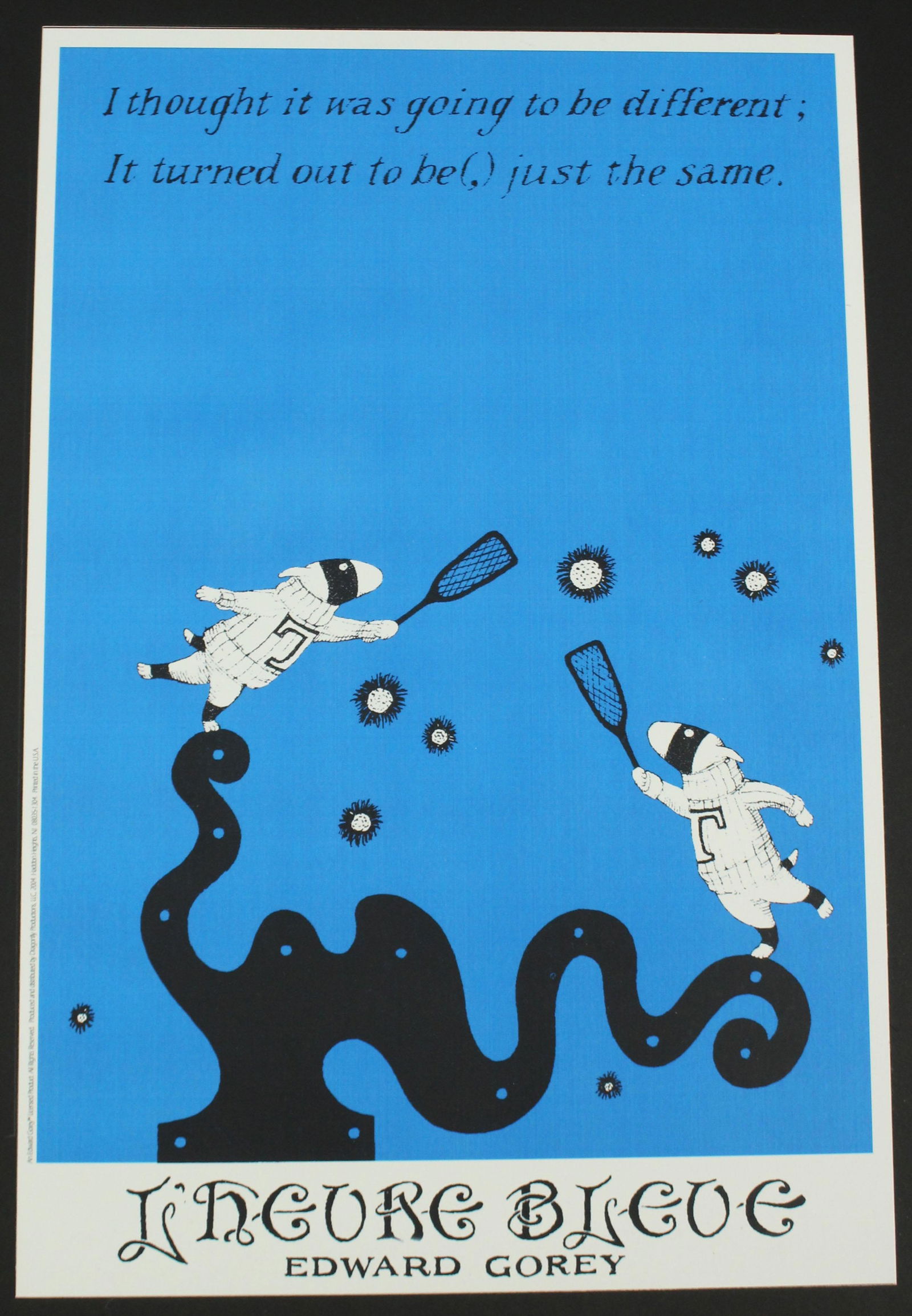 L'Heure Bleue Poster 2 Concept Proof, Edward Gorey (1 of 6)