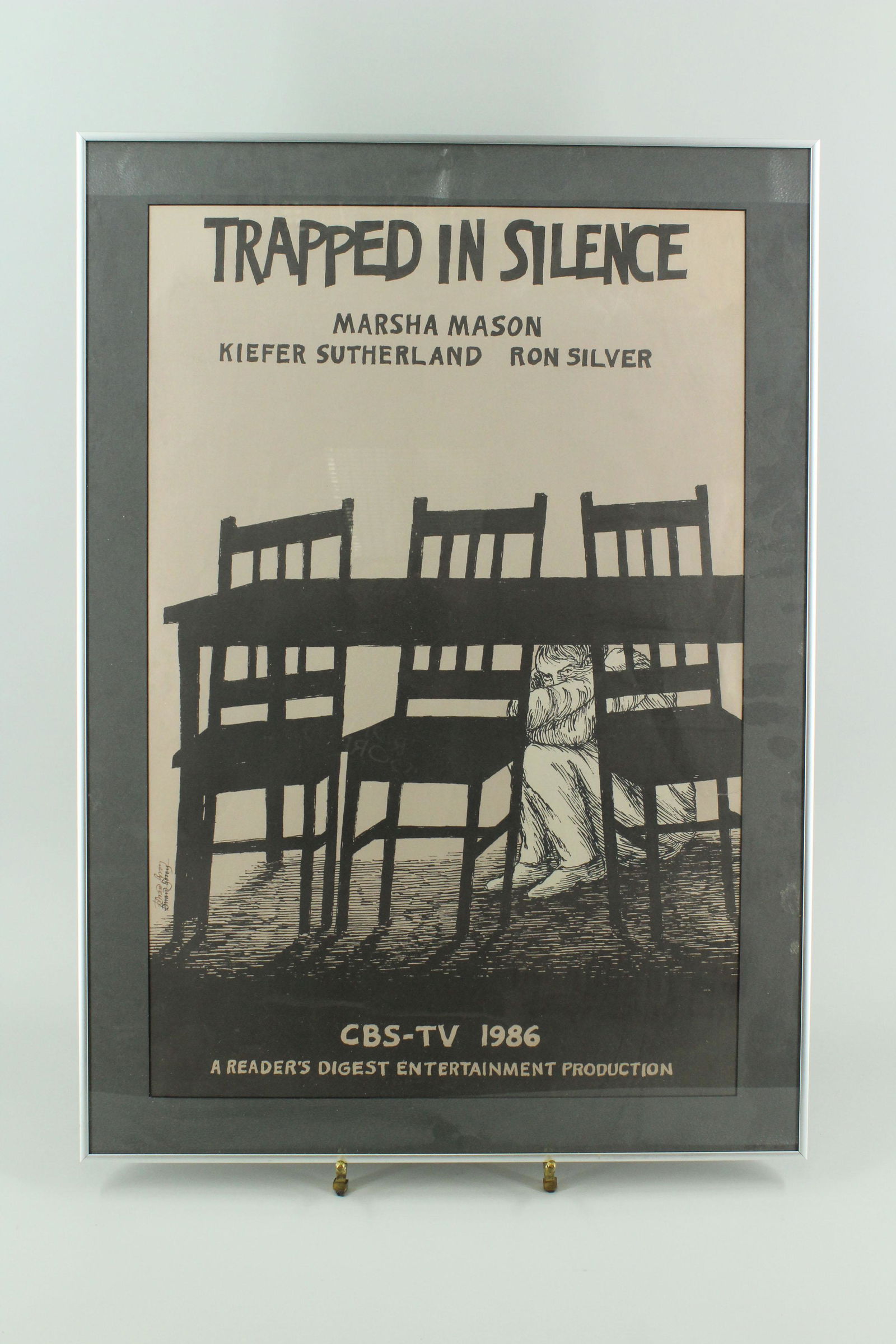 Trapped in Silence an Edward Gorey Signed Poster (1 of 9)