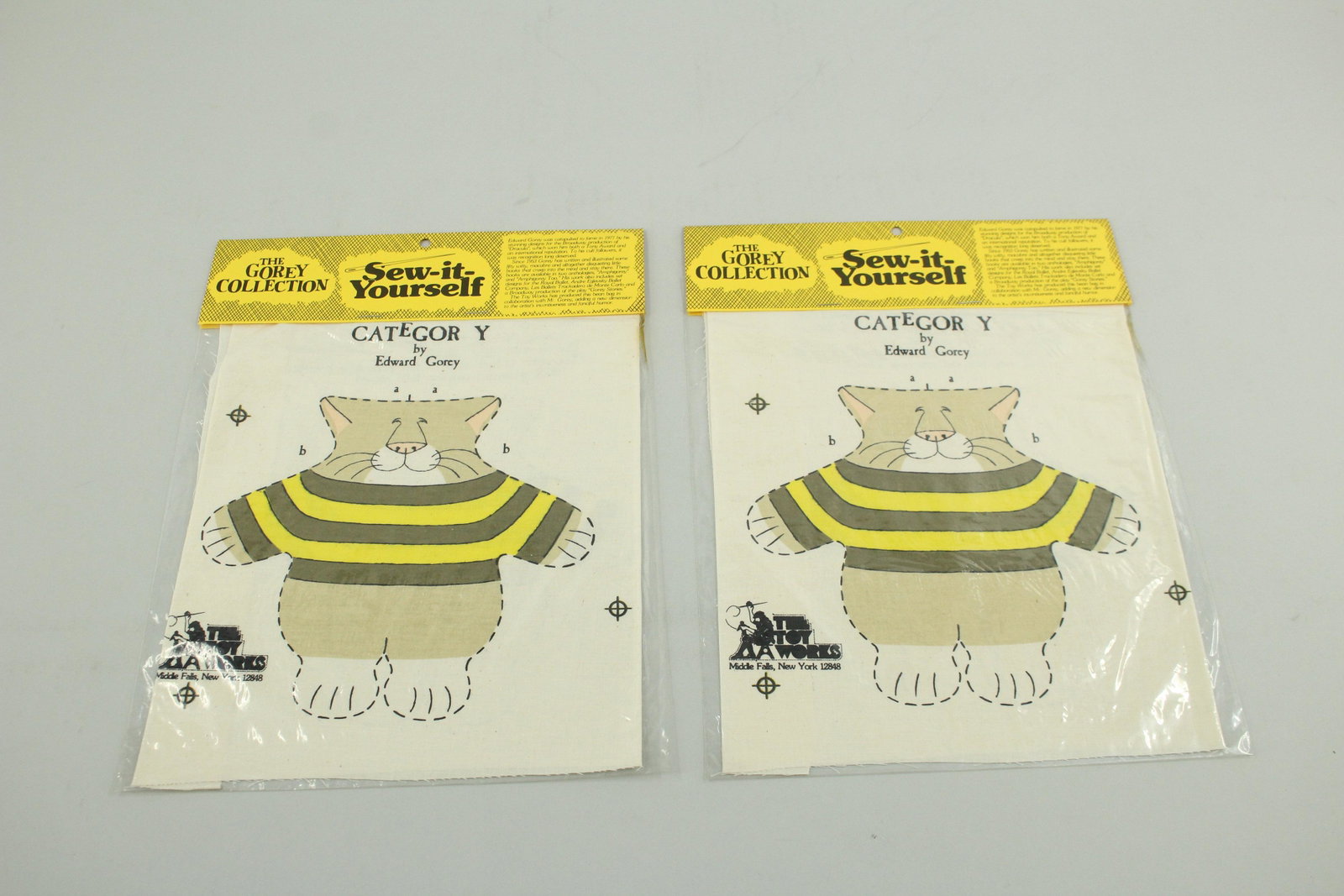 The Toy Works Sew It Yourself Category Cat: The Toy Works Sew It Yourself Category Cat. Size: 12.5" x 9.5" package.